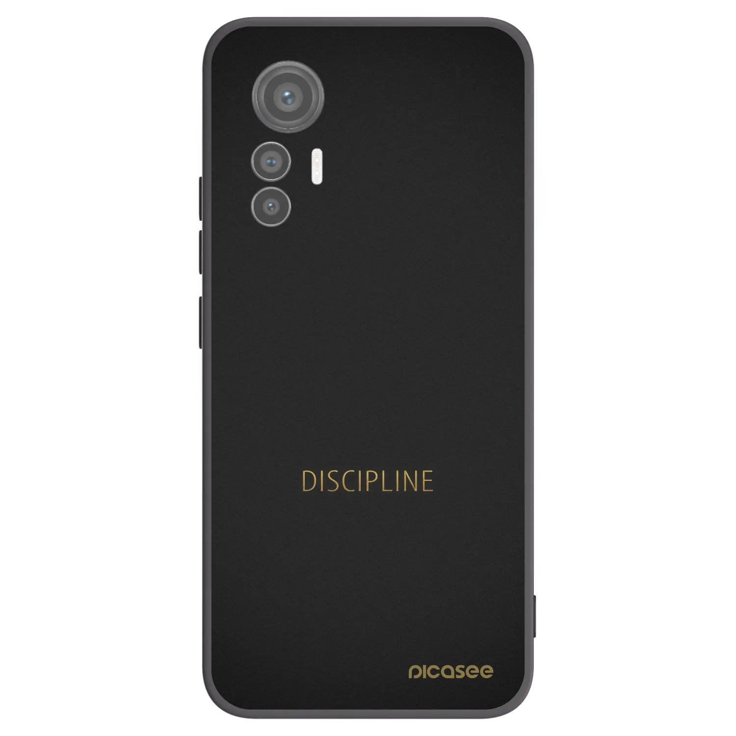 Picasee silikonski črni ovitek za Xiaomi 12 Lite - Discipline