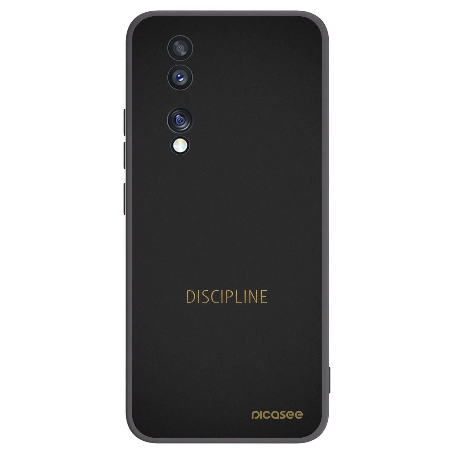 Picasee silikonski črni ovitek za Honor 70 - Discipline