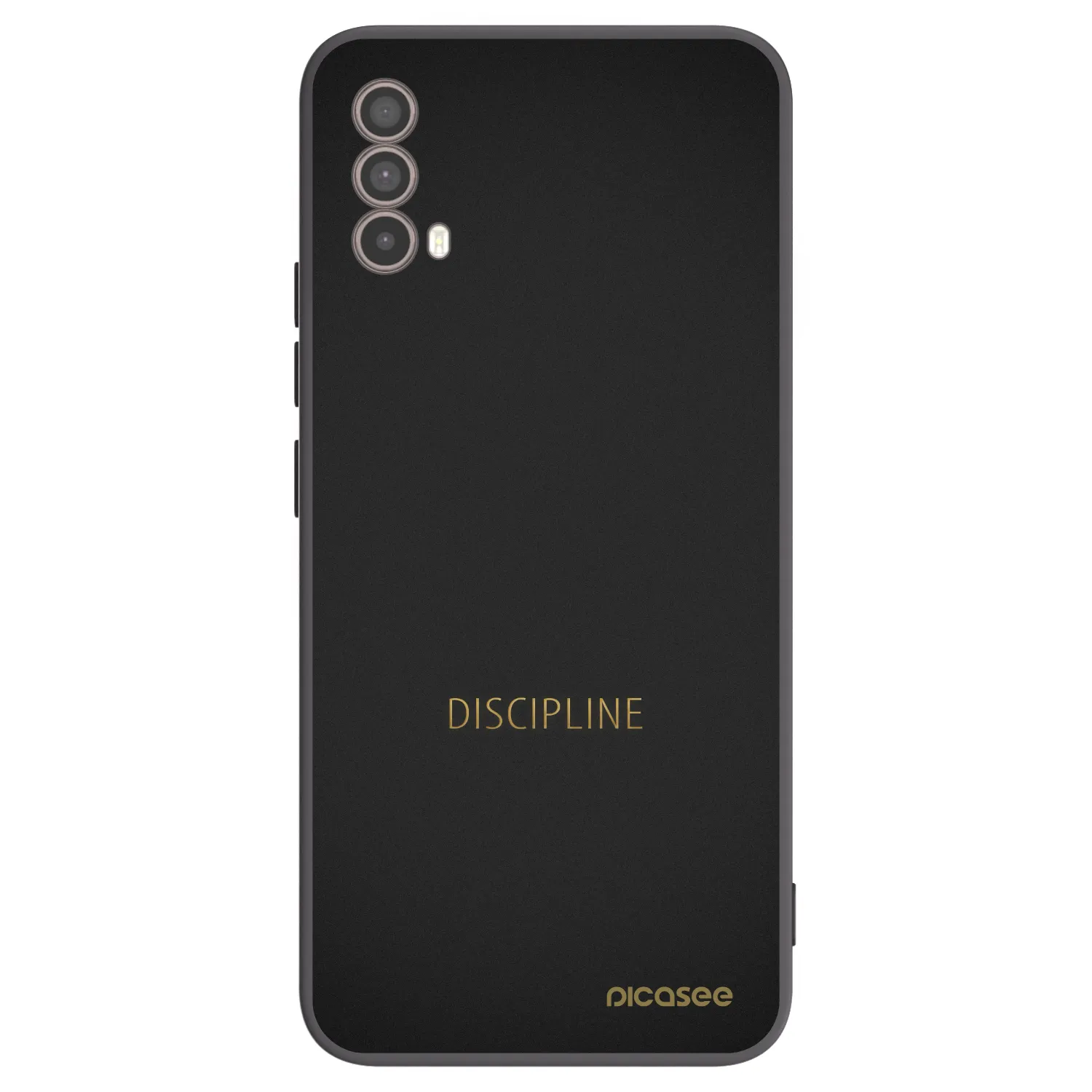 Picasee silikonski črni ovitek za Motorola Moto E40 - Discipline