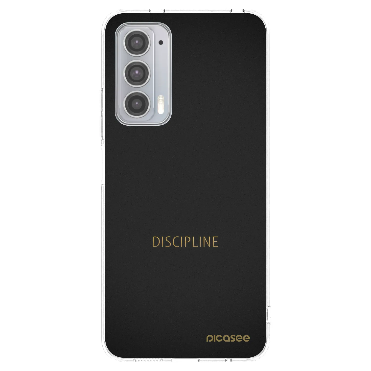 Picasee silikonski prozorni ovitek za Motorola Edge 20 - Discipline