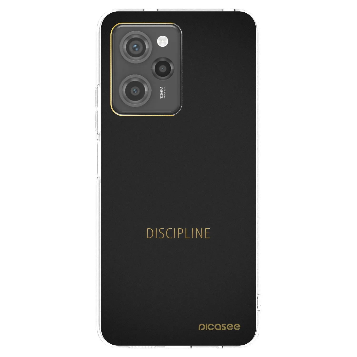 Picasee silikonski črni ovitek za Xiaomi Poco X5 Pro - Discipline