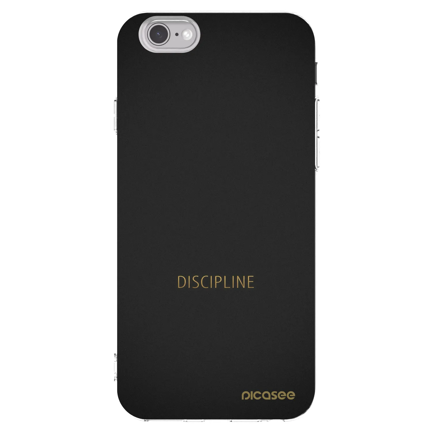 Picasee silikonski prozorni ovitek za Apple iPhone 6/6S - Discipline