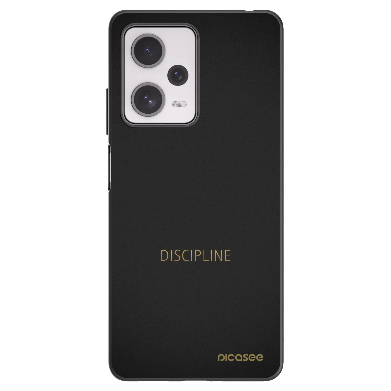 Picasee silikonski črni ovitek za Xiaomi Redmi Note 12 Pro+ 5G - Discipline