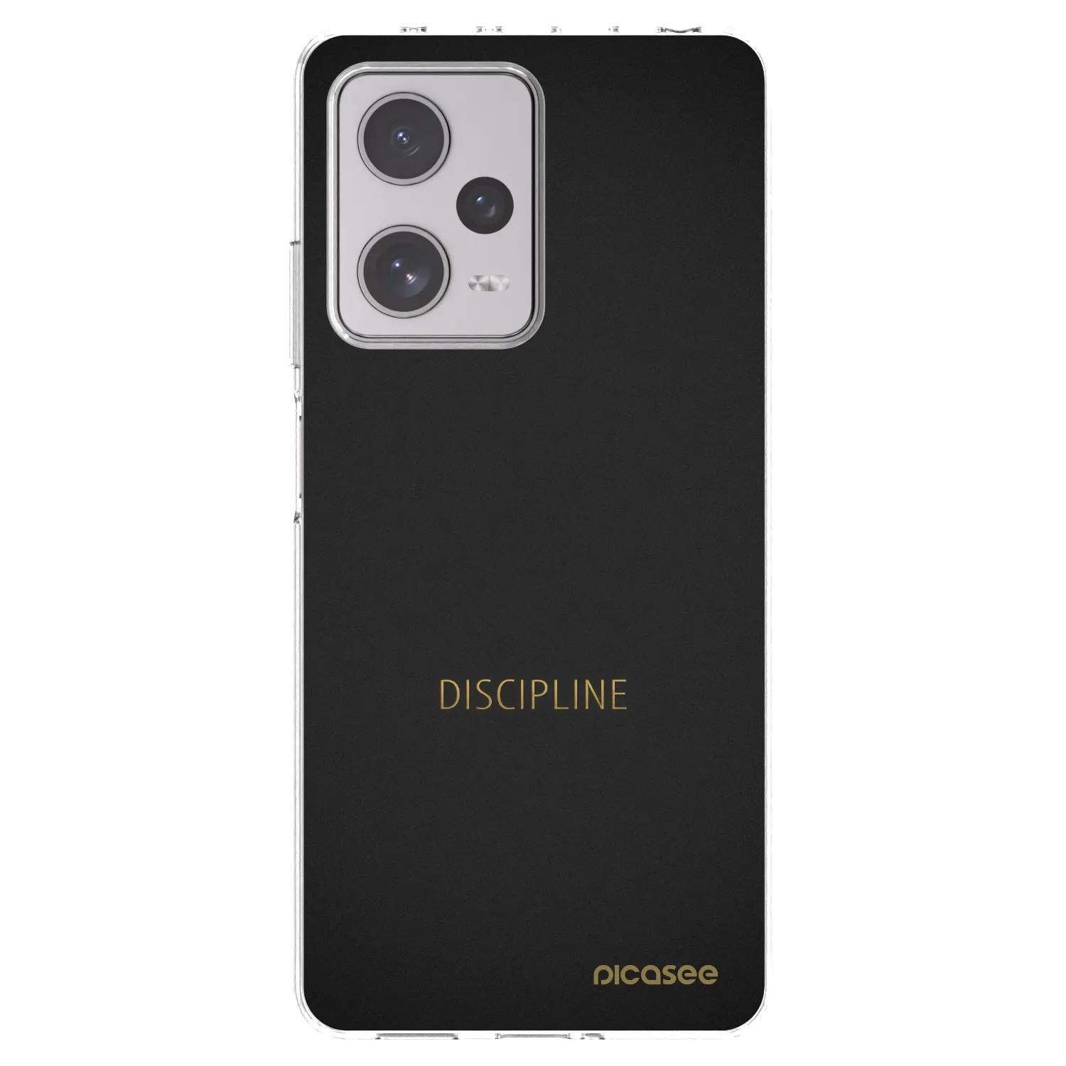 Picasee silikonski prozorni ovitek za Xiaomi Redmi Note 12 Pro+ 5G - Discipline
