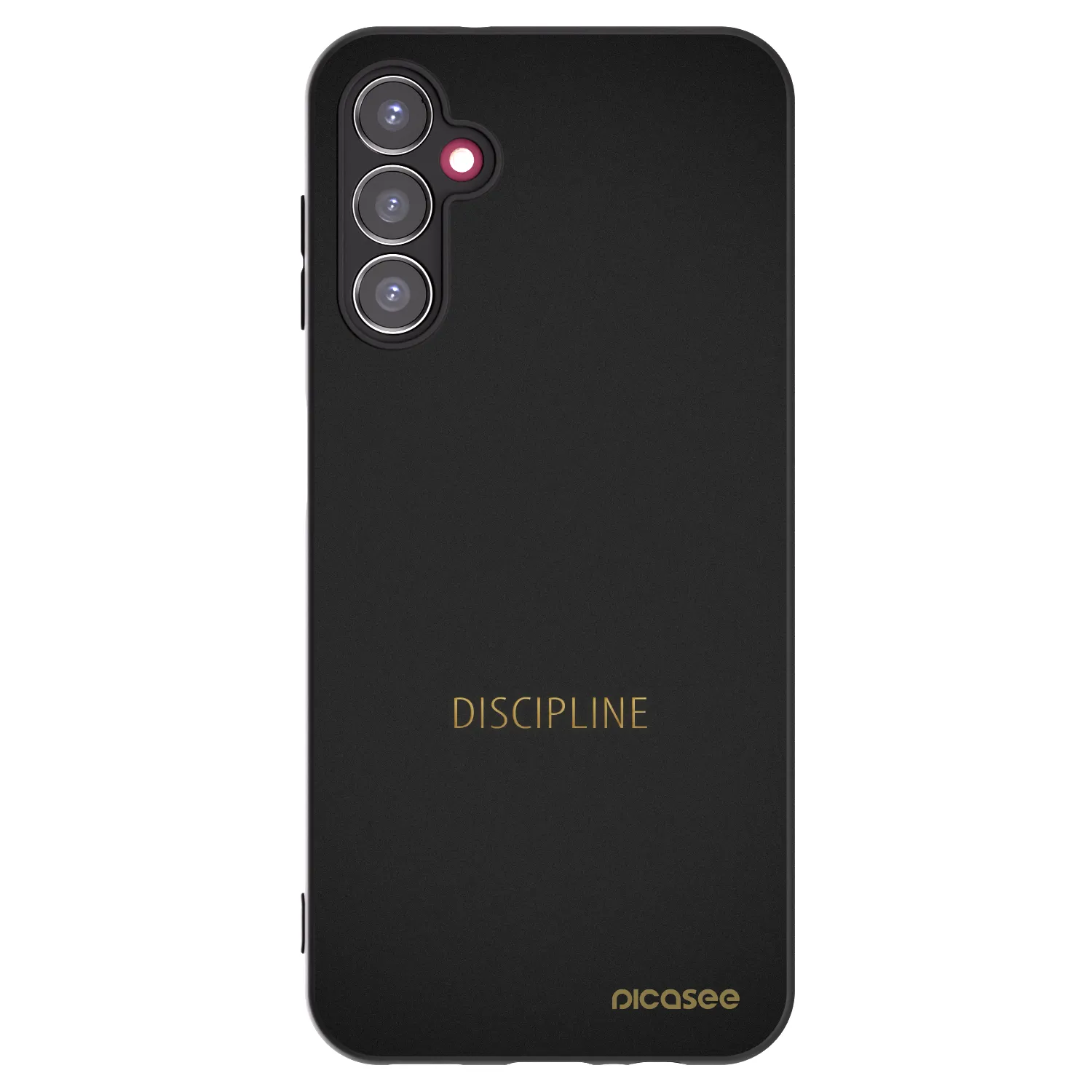 Picasee silikonski črni ovitek za Samsung Galaxy A14 4G A145R - Discipline