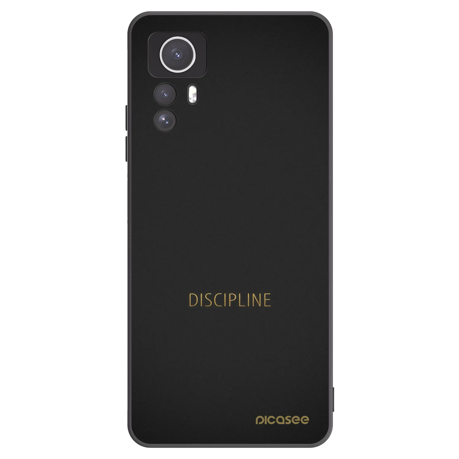 Picasee silikonski črni ovitek za Xiaomi Redmi Note 12S - Discipline