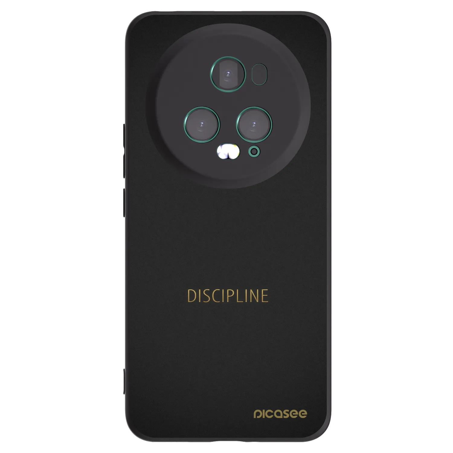 Picasee silikonski črni ovitek za Honor Magic5 Pro - Discipline