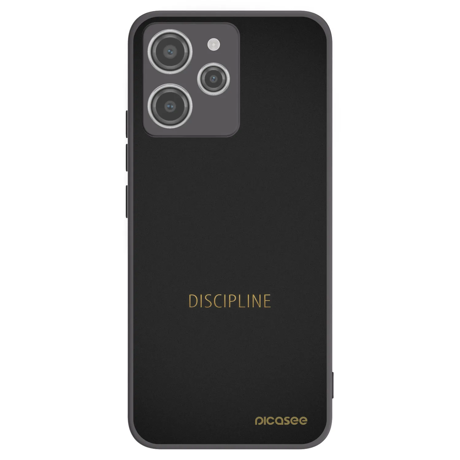 Picasee silikonski črni ovitek za Xiaomi Redmi 12 4G - Discipline