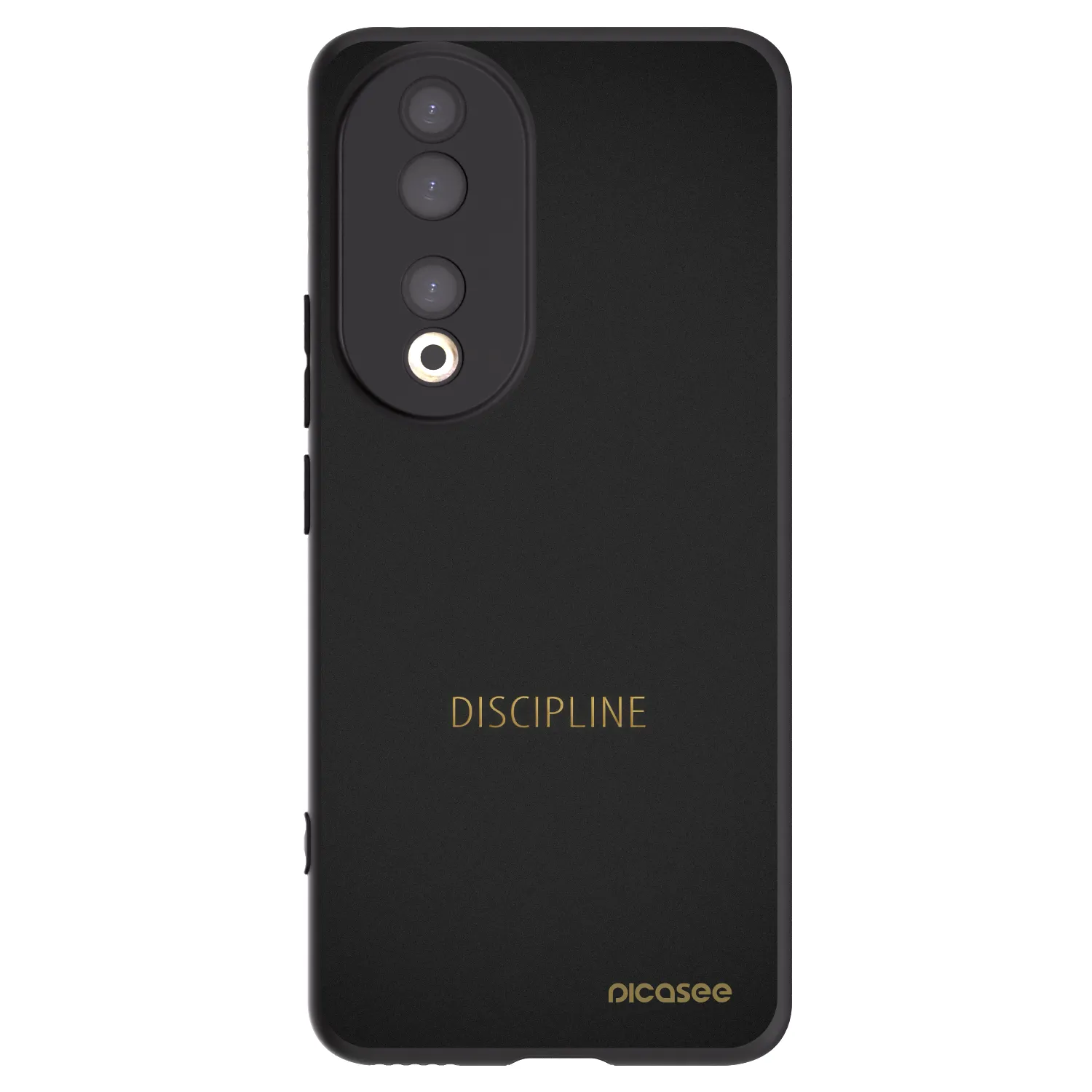 Picasee silikonski črni ovitek za Honor 90 5G - Discipline