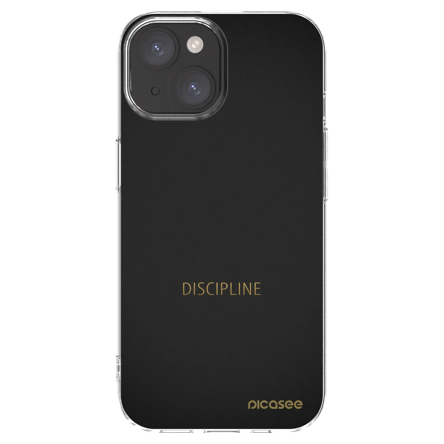 Picasee silikonski prozorni ovitek za Apple iPhone 15 - Discipline