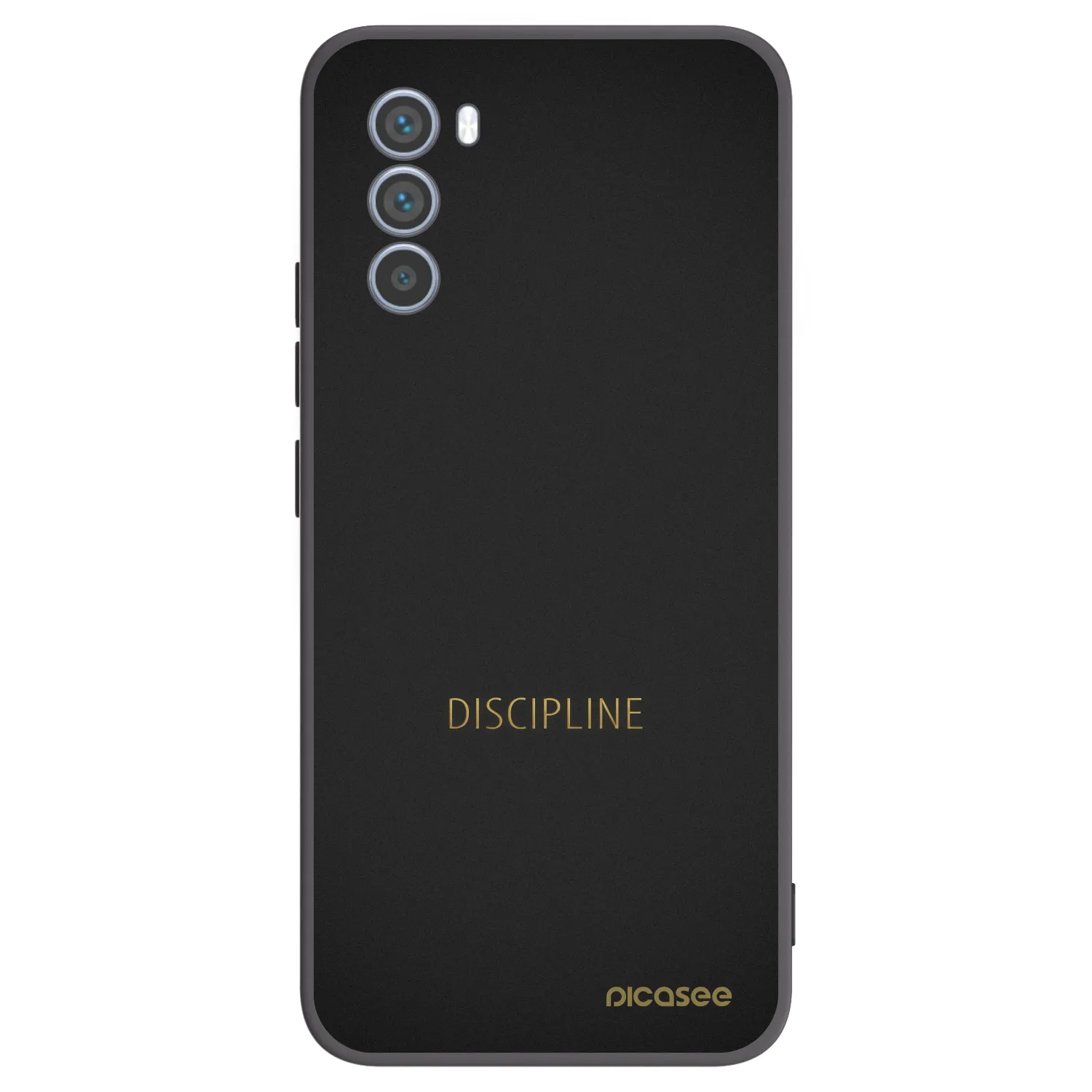 Picasee silikonski črni ovitek za Motorola Moto G62 - Discipline