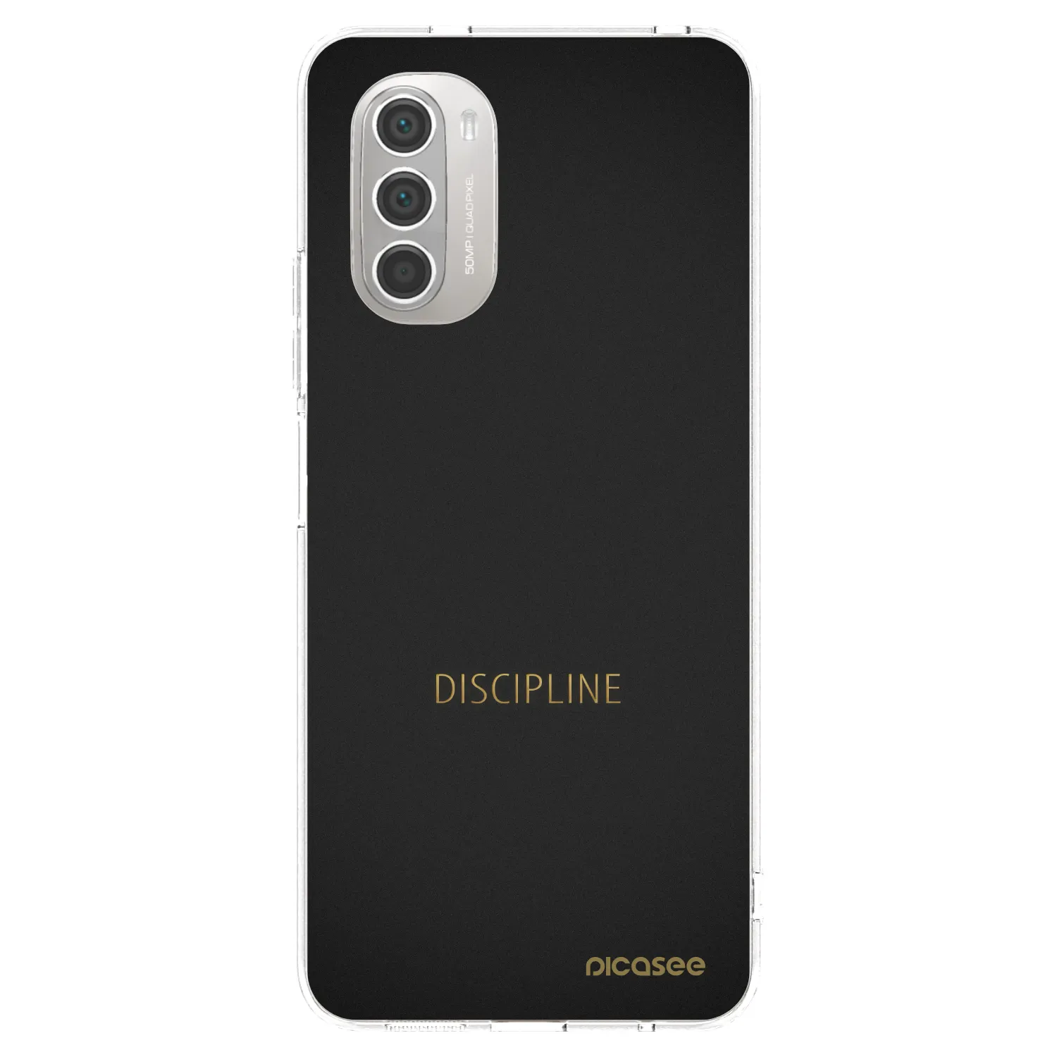 Picasee silikonski prozorni ovitek za Motorola Moto G51 - Discipline