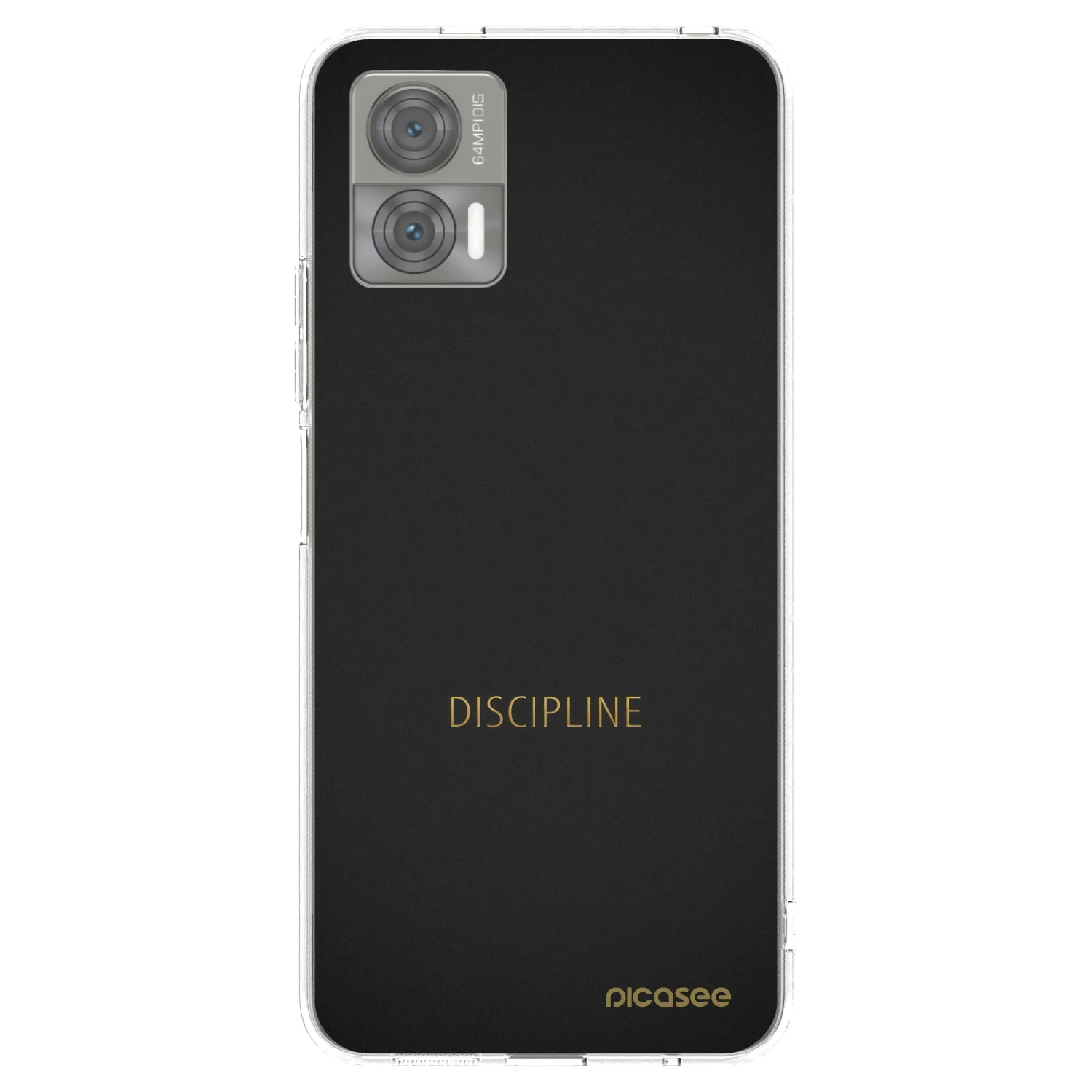 Picasee silikonski prozorni ovitek za Motorola Edge 30 Neo - Discipline