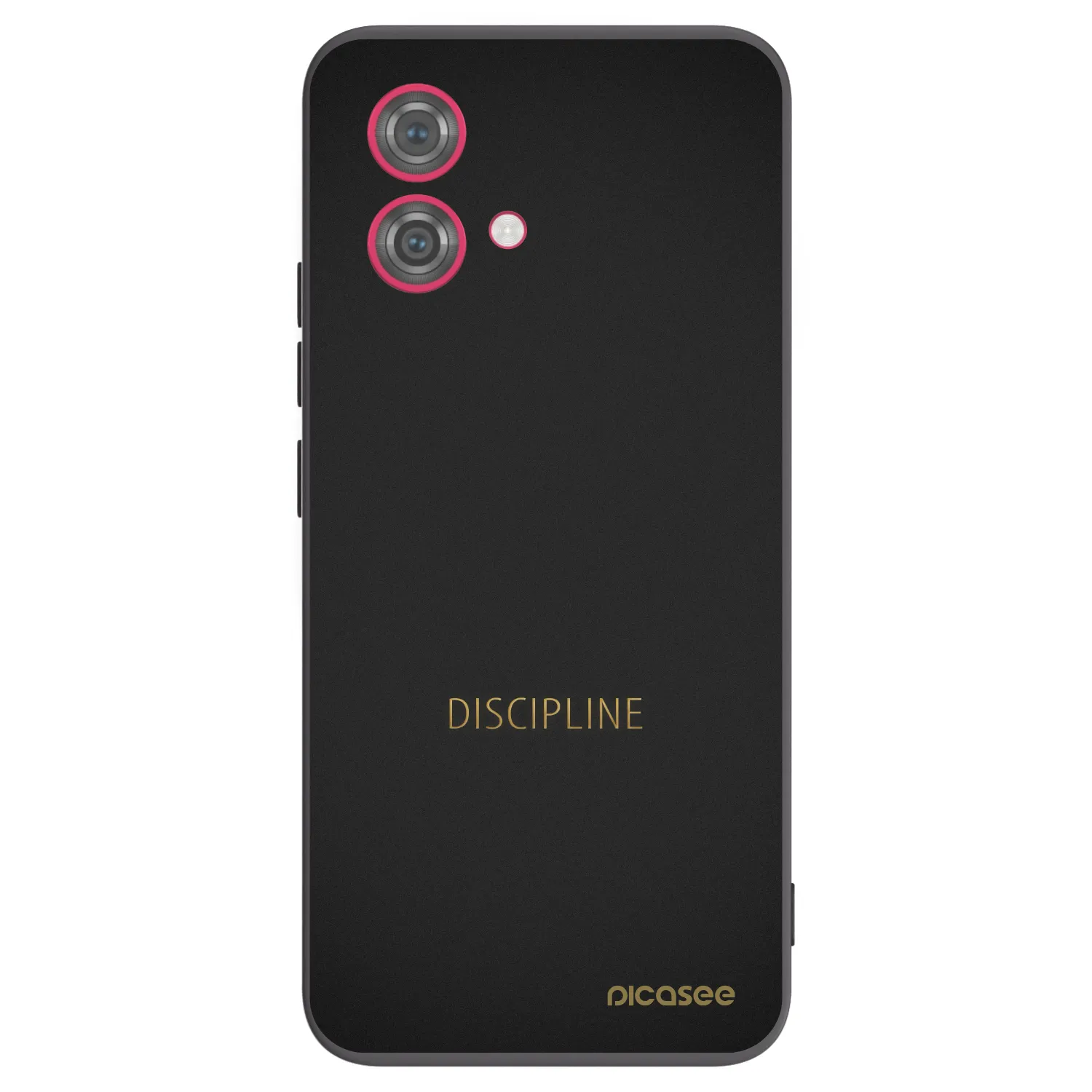 Picasee silikonski črni ovitek za Motorola Moto G84 5G - Discipline