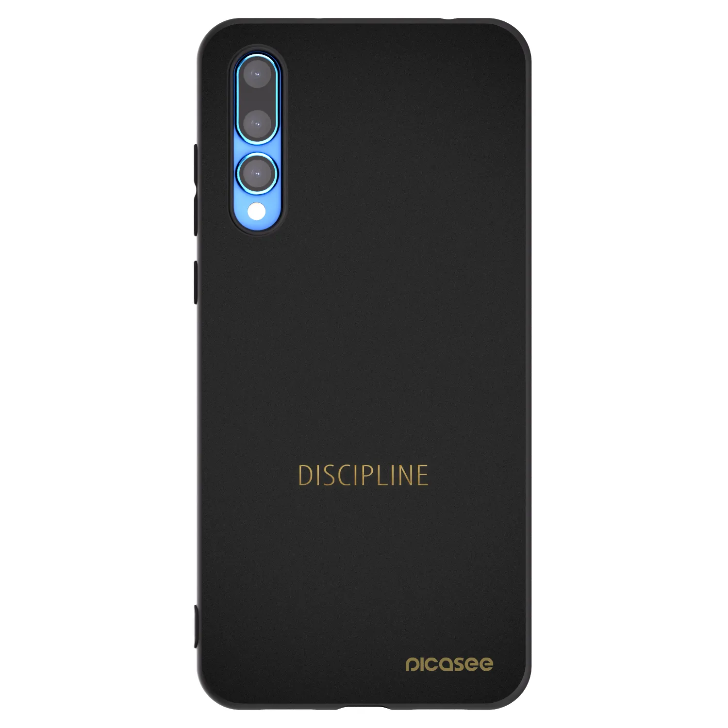Picasee silikonski črni ovitek za Huawei P20 Pro - Discipline