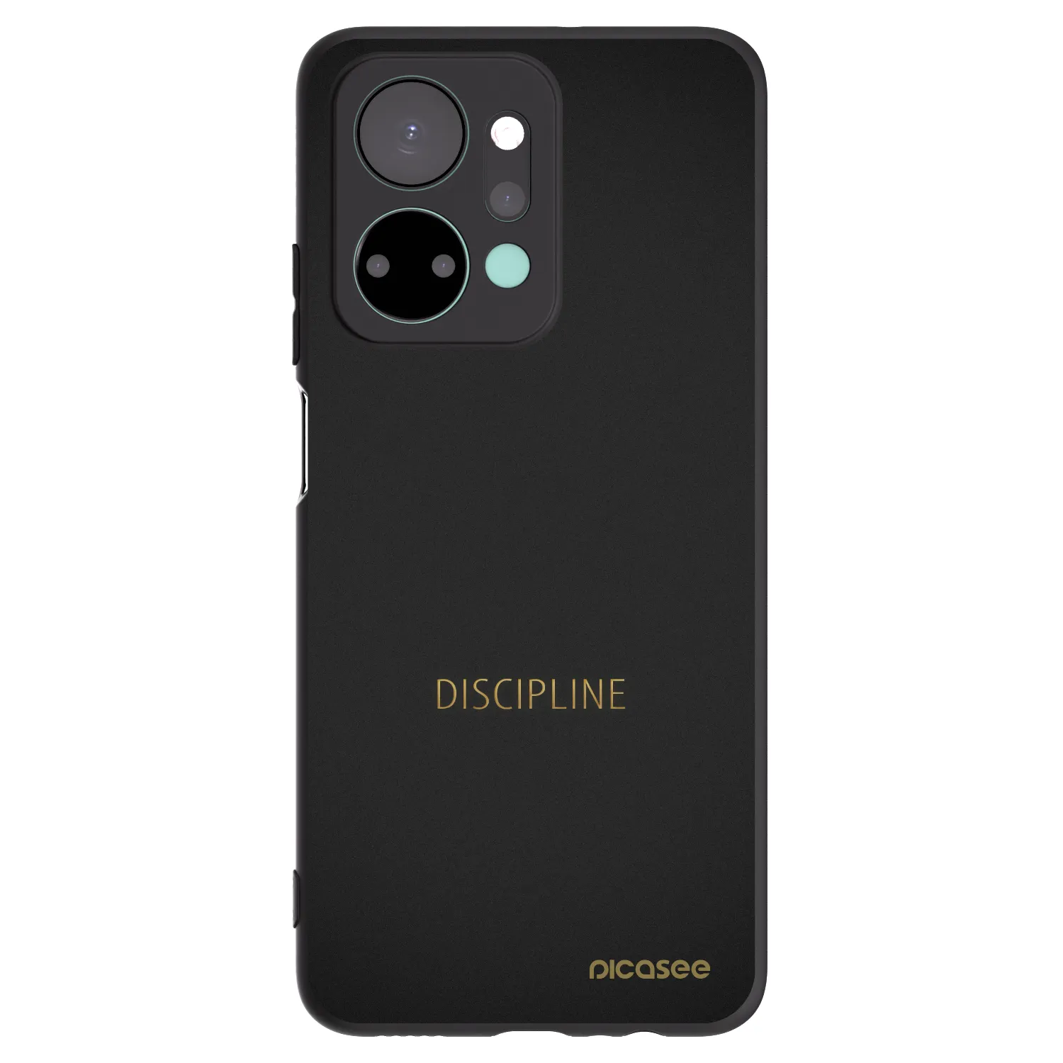 Picasee silikonski črni ovitek za Honor X7a - Discipline