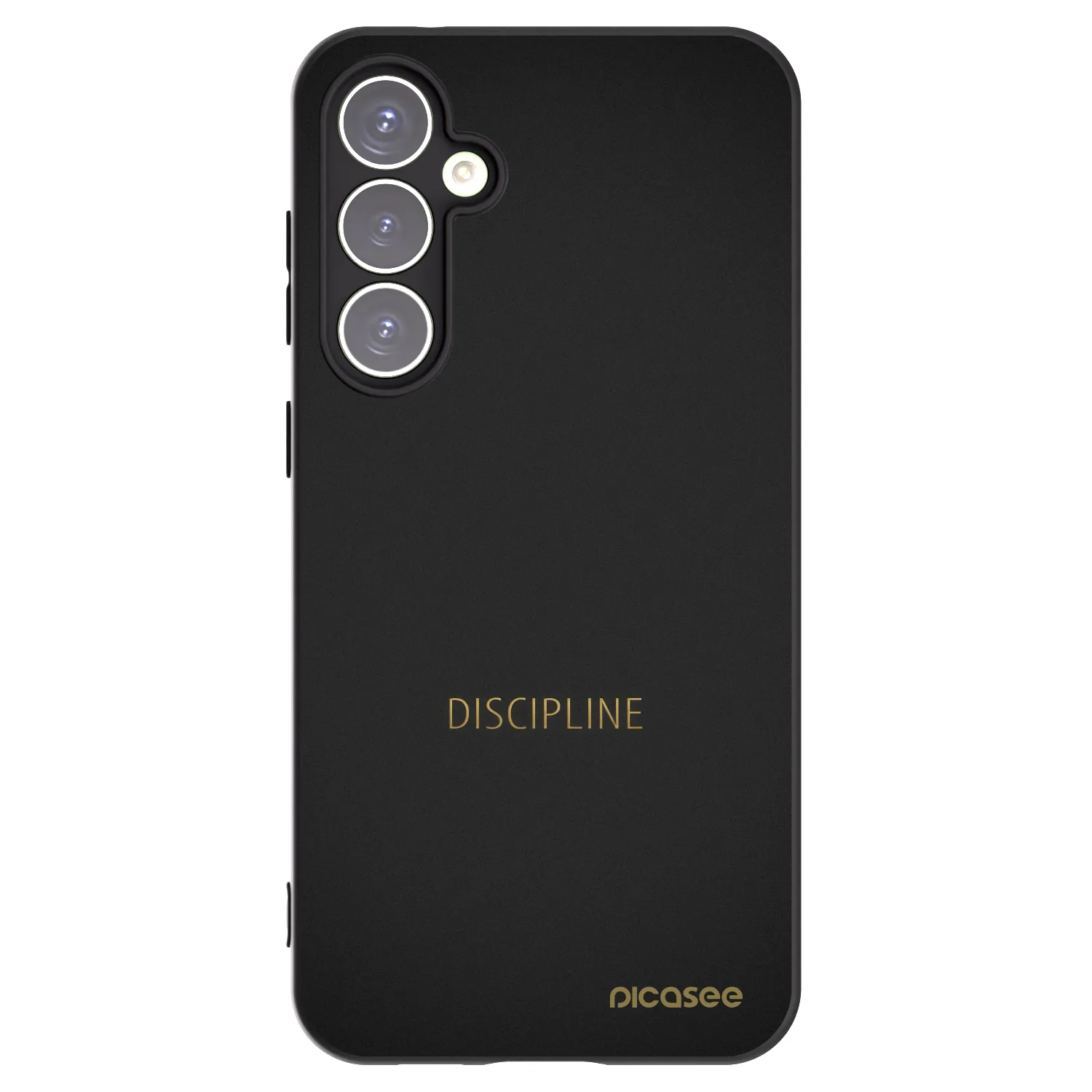 Picasee silikonski črni ovitek za Samsung Galaxy S23 FE S711B - Discipline