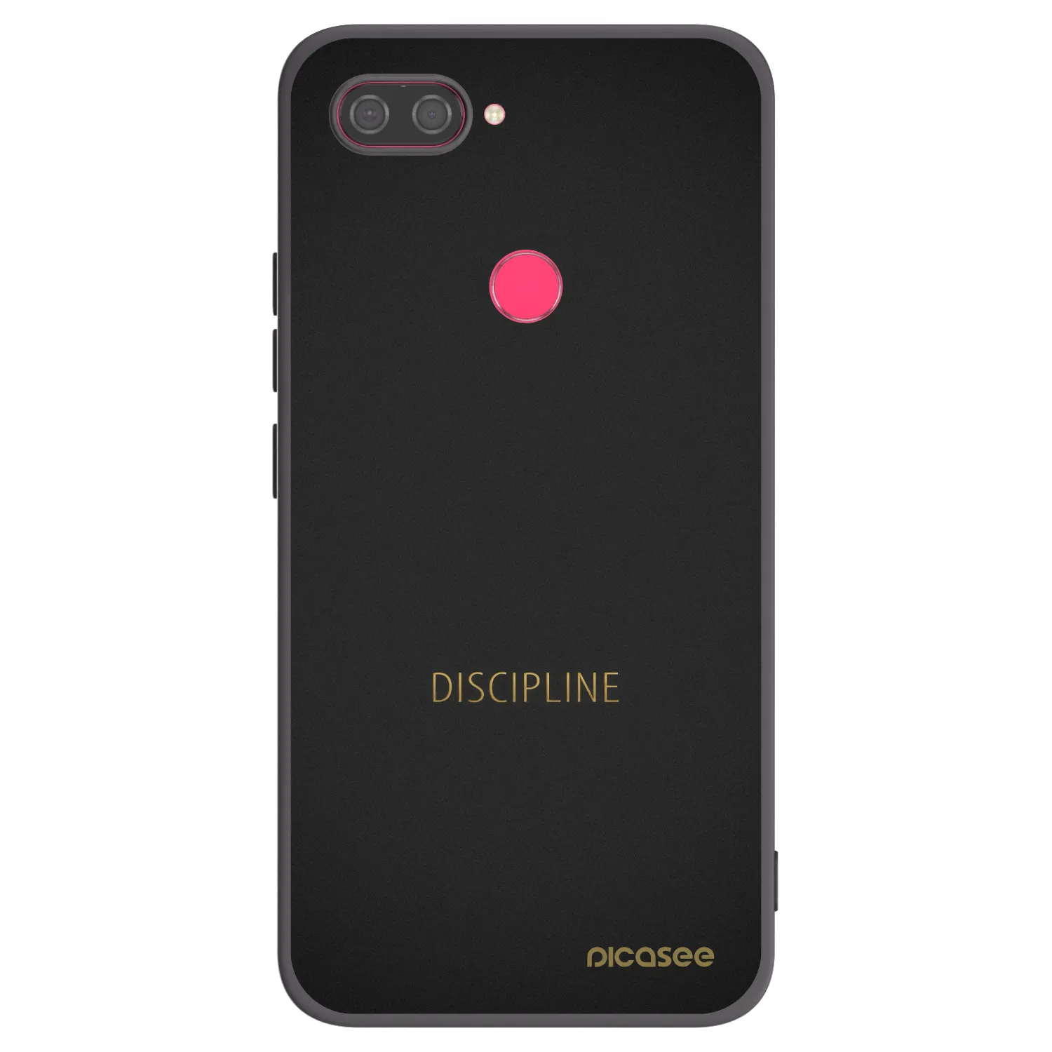 Picasee silikonski črni ovitek za Xiaomi Mi 8 Lite - Discipline