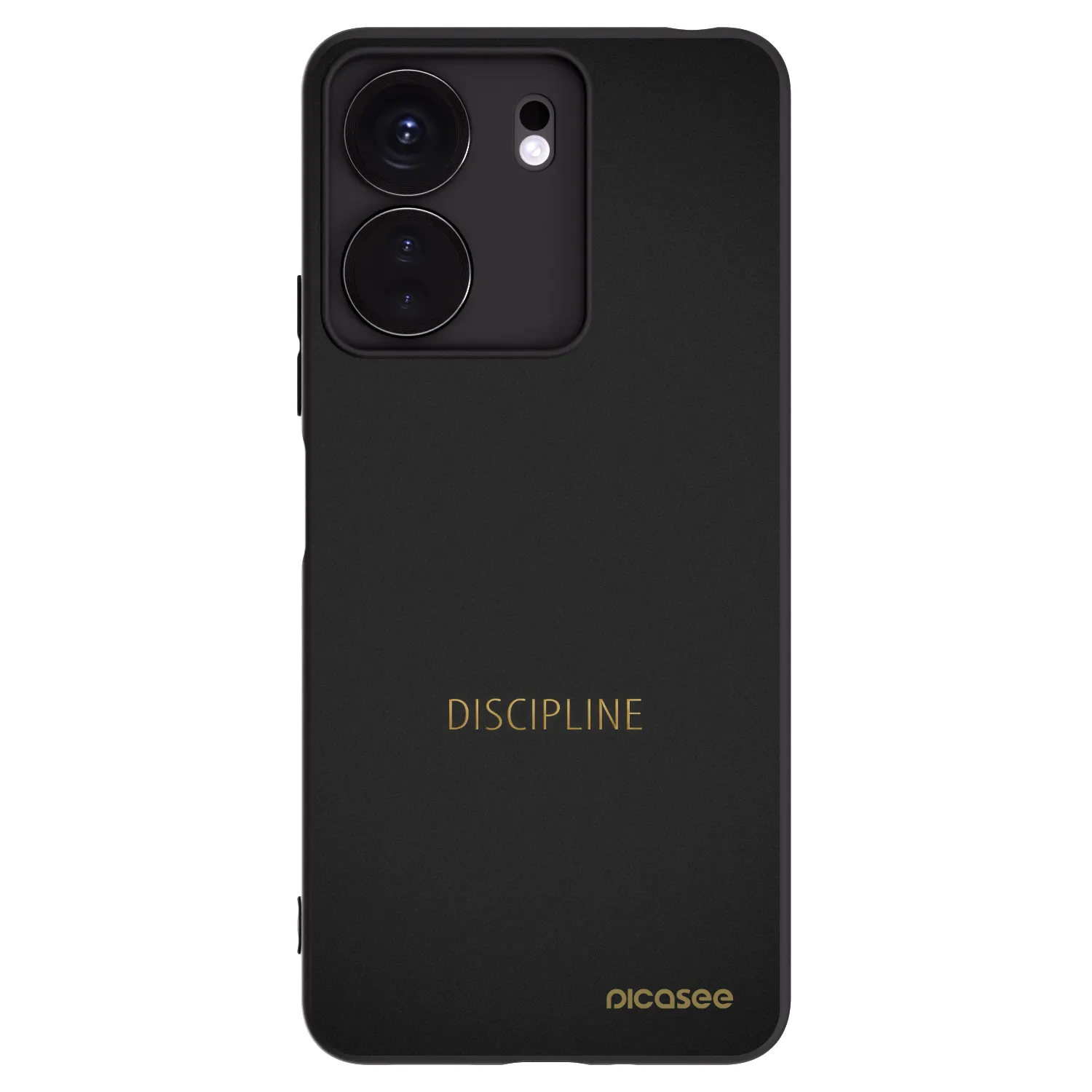 Picasee silikonski črni ovitek za Xiaomi Redmi 13C 4G - Discipline