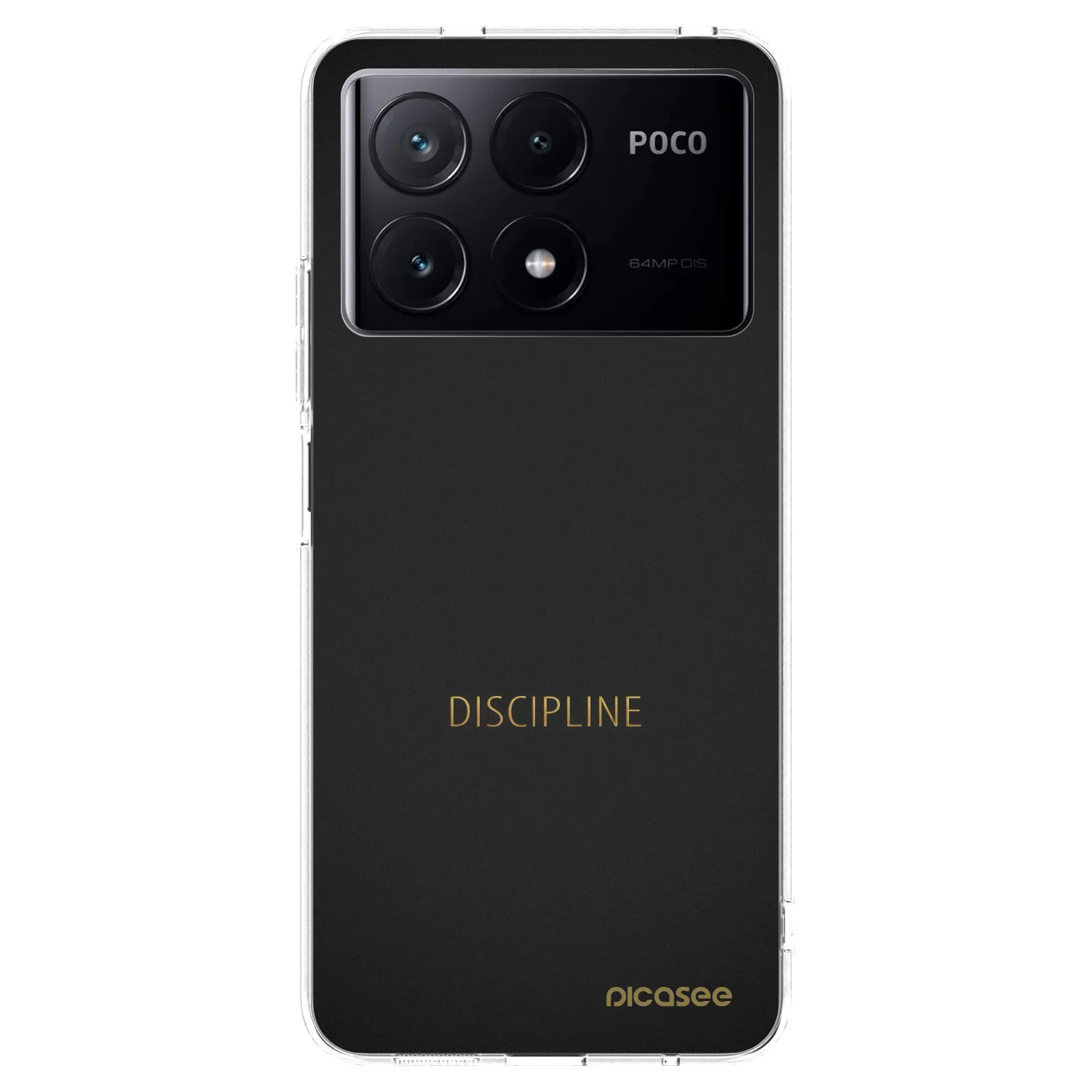 Picasee silikonski prozorni ovitek za Xiaomi Poco X6 Pro - Discipline