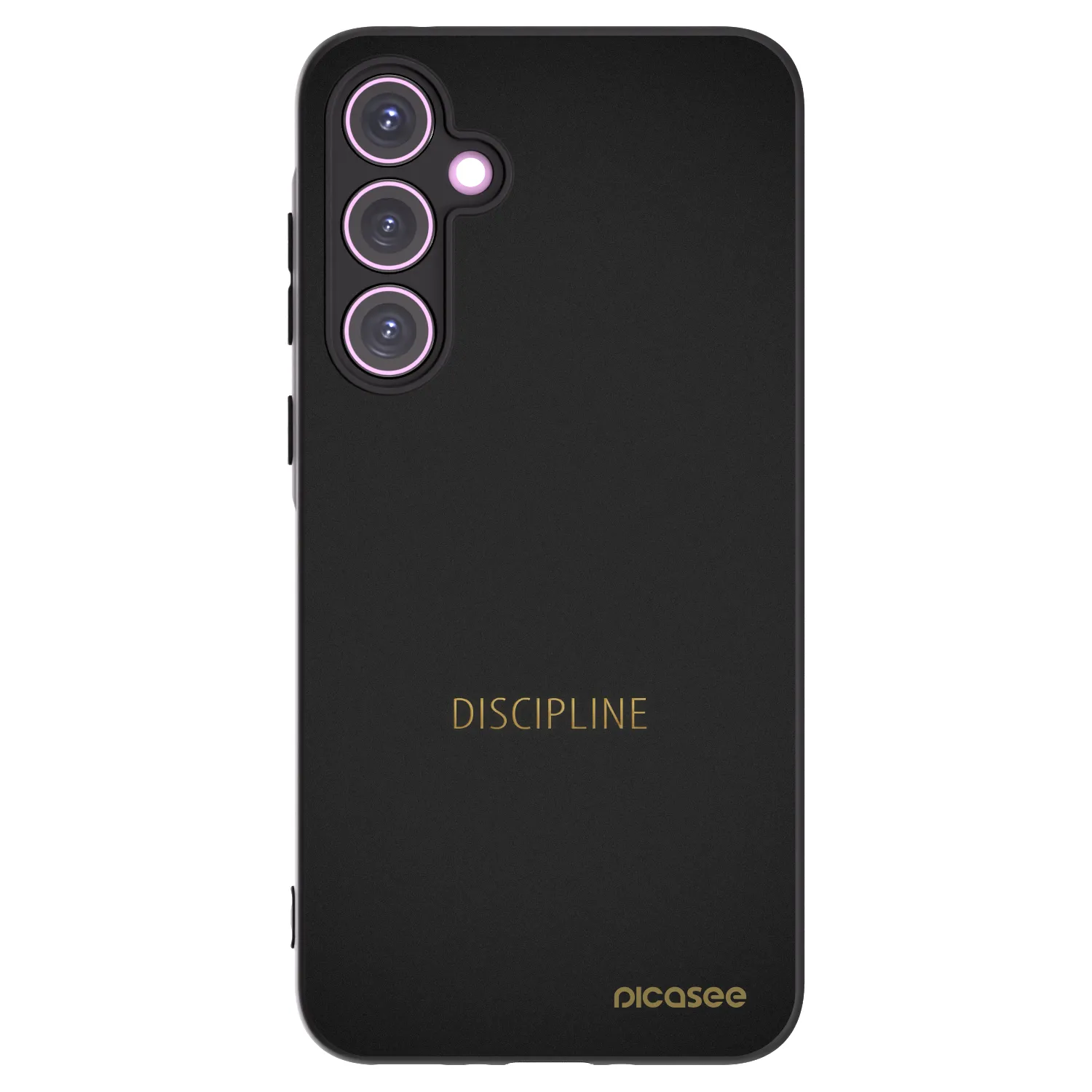 Picasee silikonski črni ovitek za Samsung Galaxy A35 5G A356B - Discipline