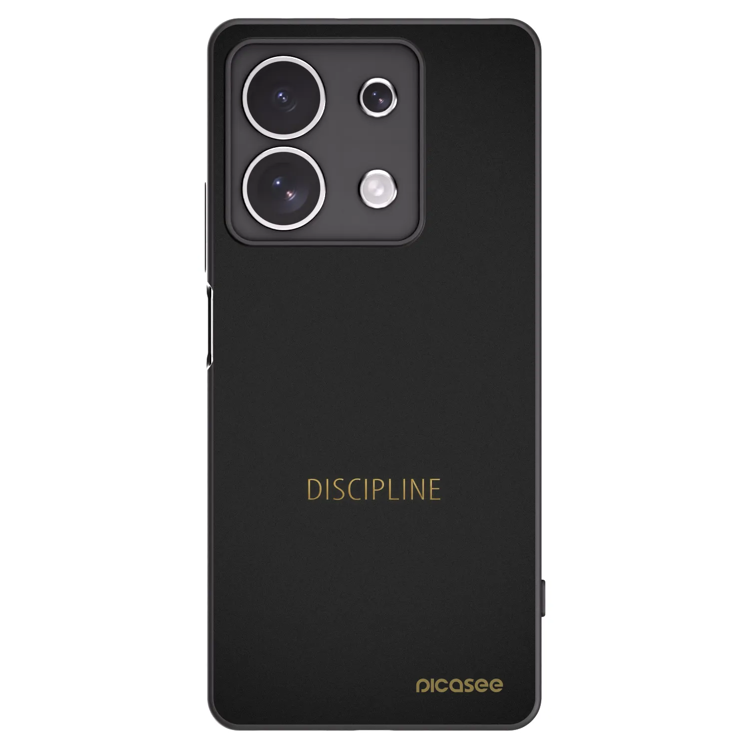 Picasee silikonski črni ovitek za Xiaomi Redmi Note 13 4G - Discipline