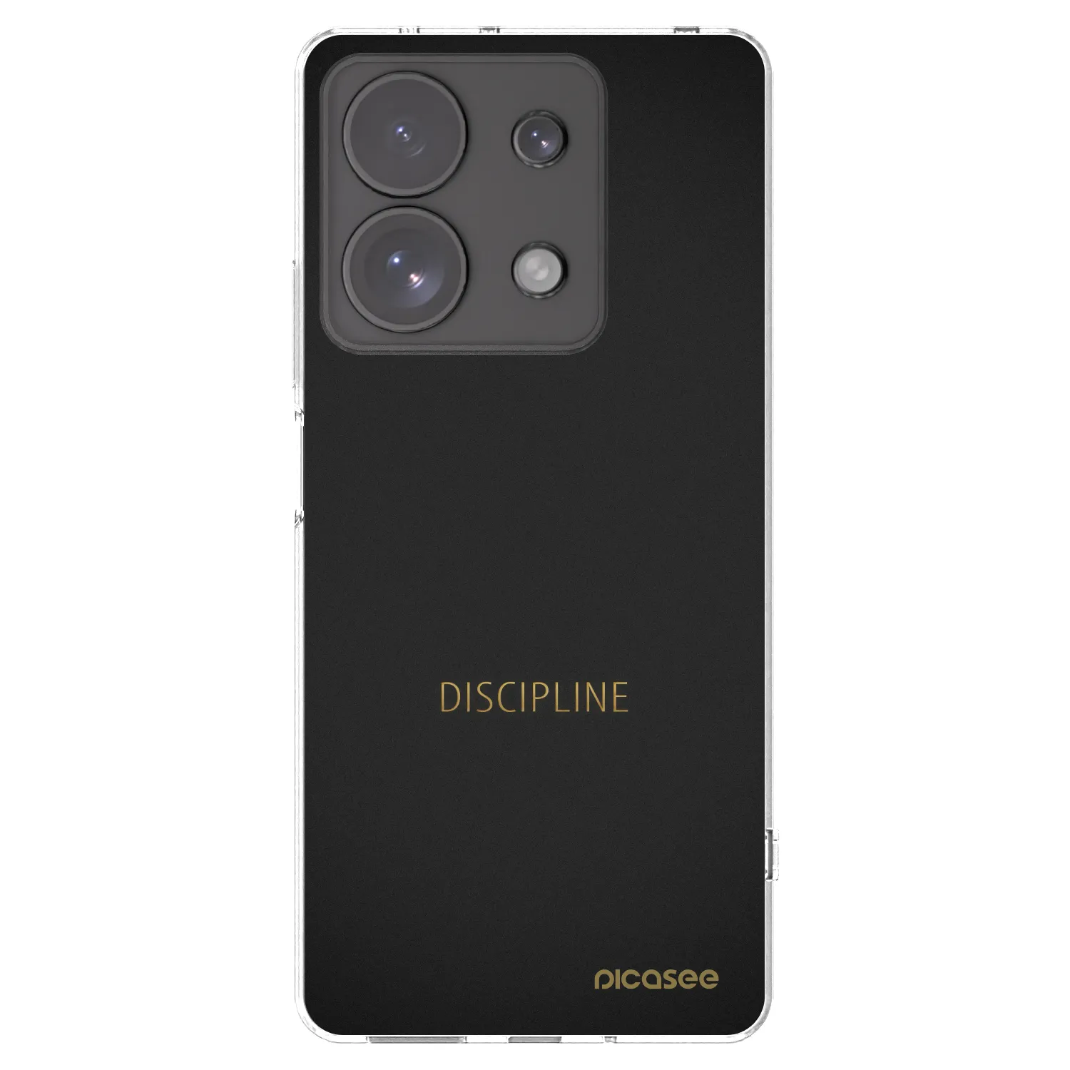 Picasee silikonski prozorni ovitek za Xiaomi Redmi Note 13 Pro 4G - Discipline