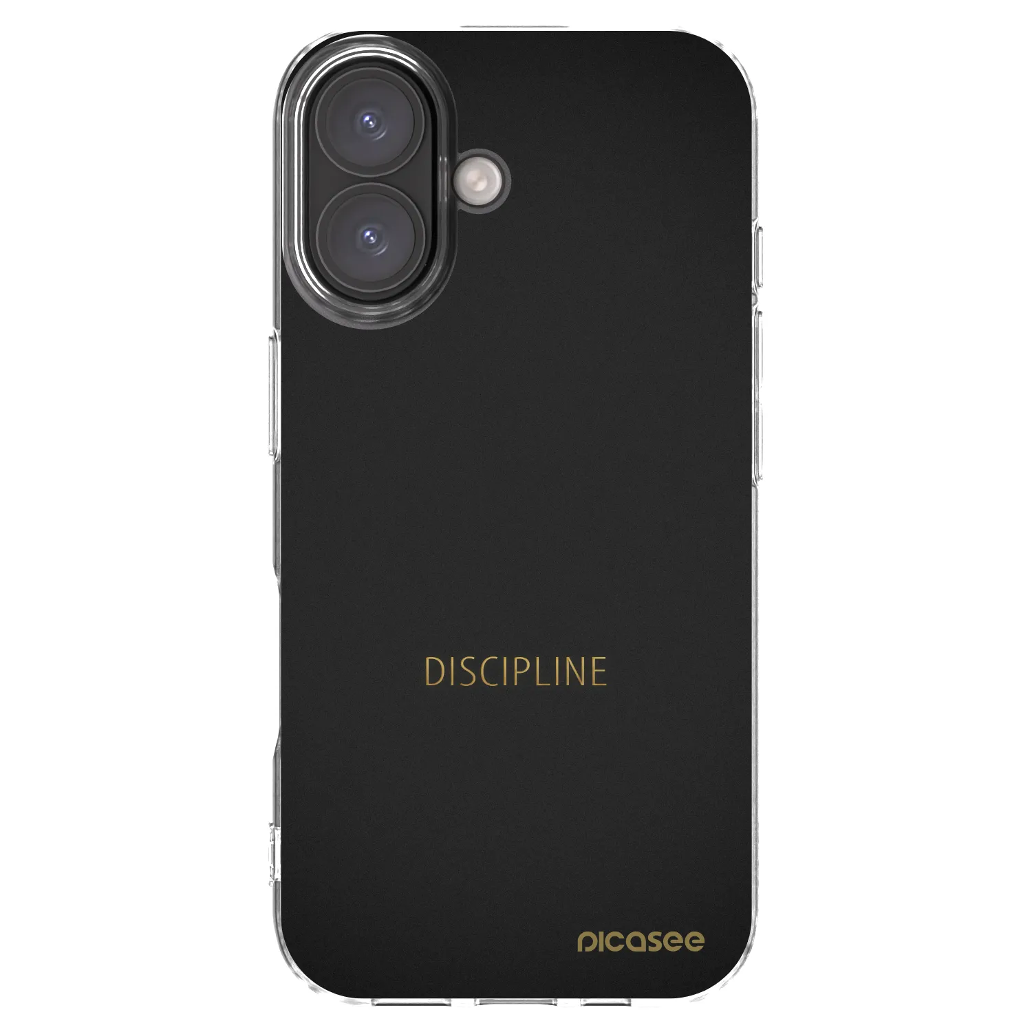 Picasee silikonski prozorni ovitek za Apple iPhone 16 - Discipline