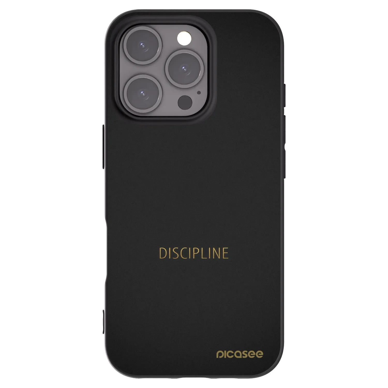 Picasee silikonski črni ovitek za Apple iPhone 16 Pro - Discipline