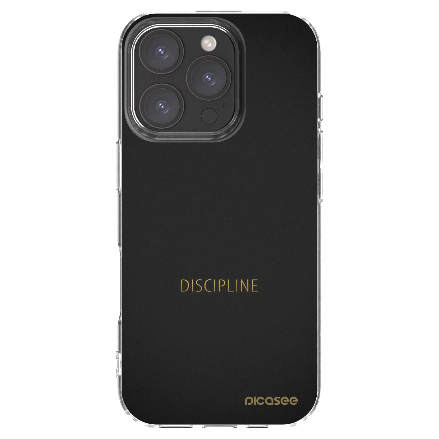 Picasee silikonski prozorni ovitek za Apple iPhone 16 Pro - Discipline