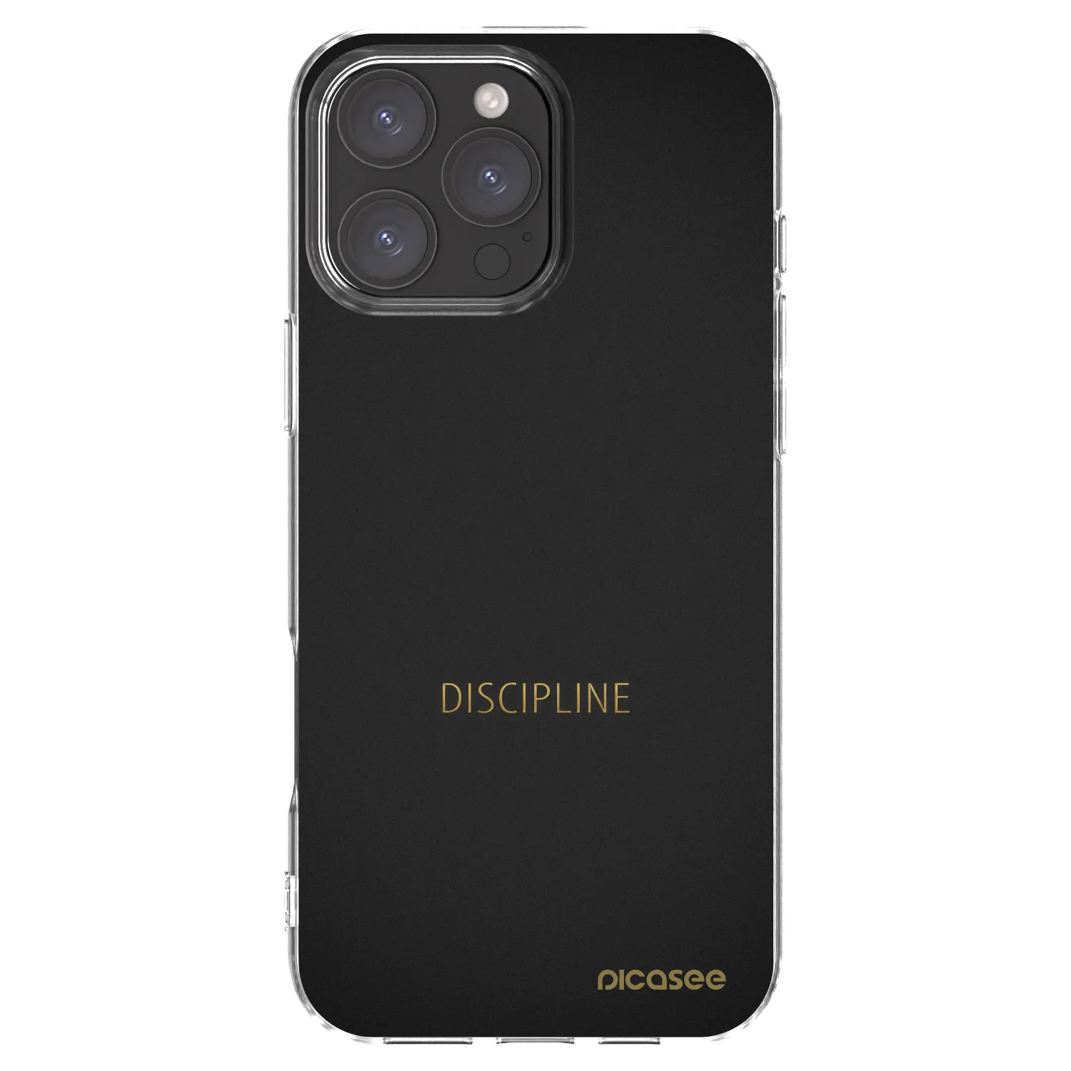 Picasee silikonski prozorni ovitek za Apple iPhone 16 Pro Max - Discipline