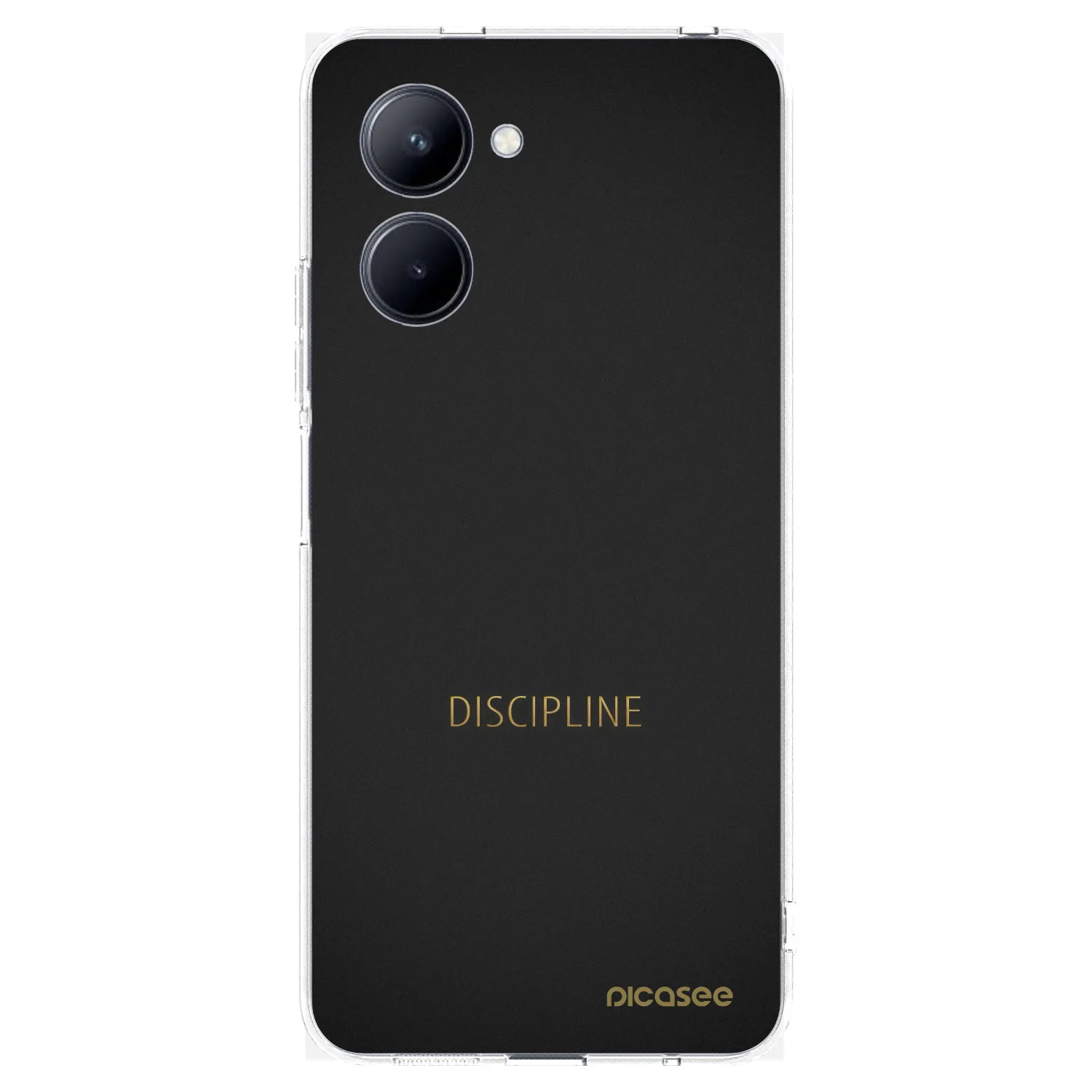 Picasee silikonski prozorni ovitek za Realme C33 (2023) - Discipline