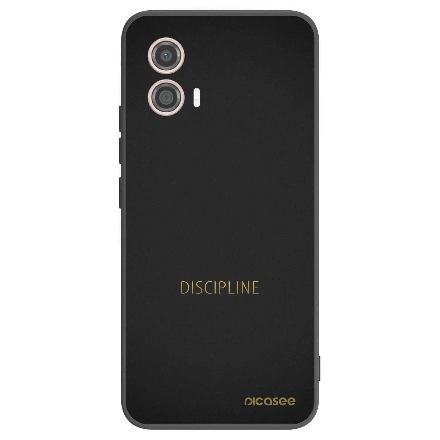 Picasee silikonski črni ovitek za Motorola Moto G53 5G - Discipline