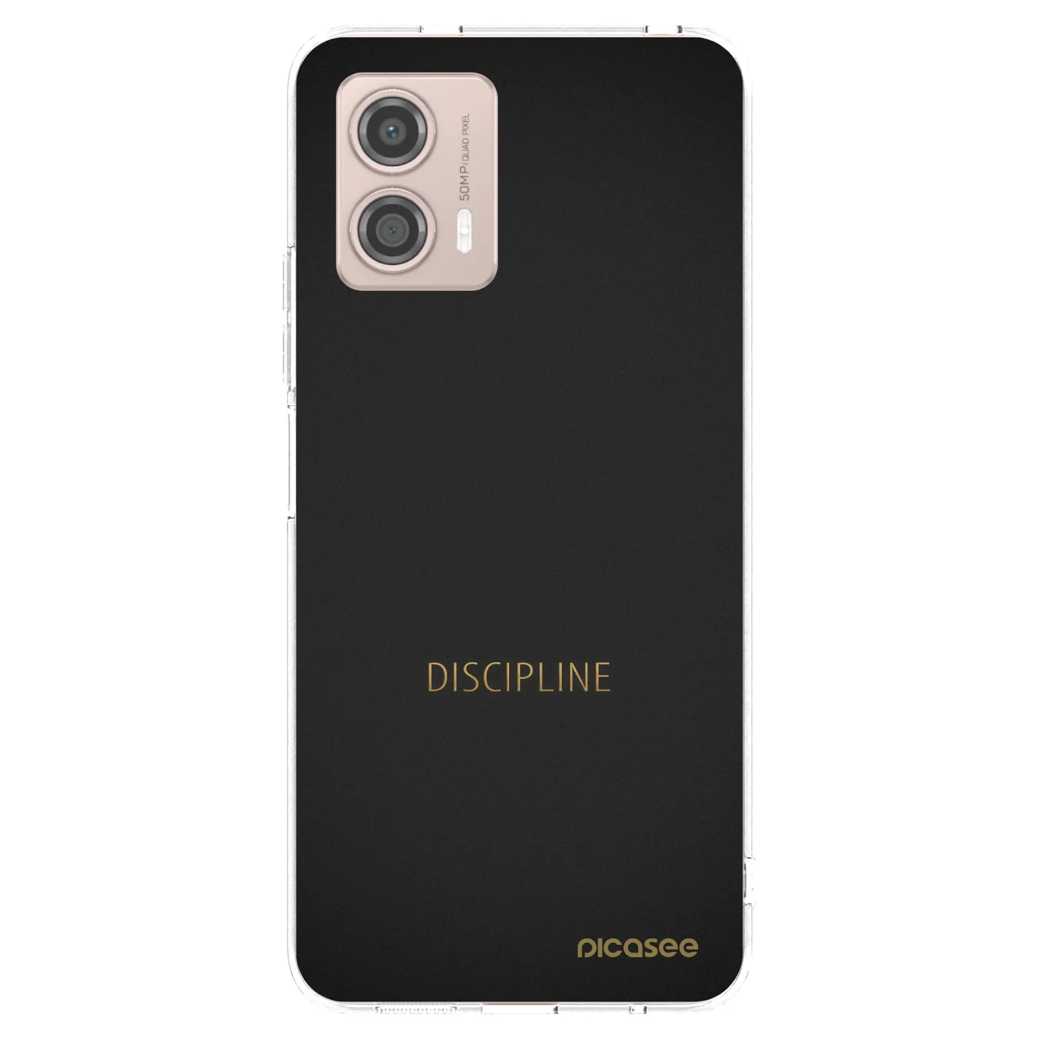 Picasee silikonski prozorni ovitek za Motorola Moto G53 5G - Discipline