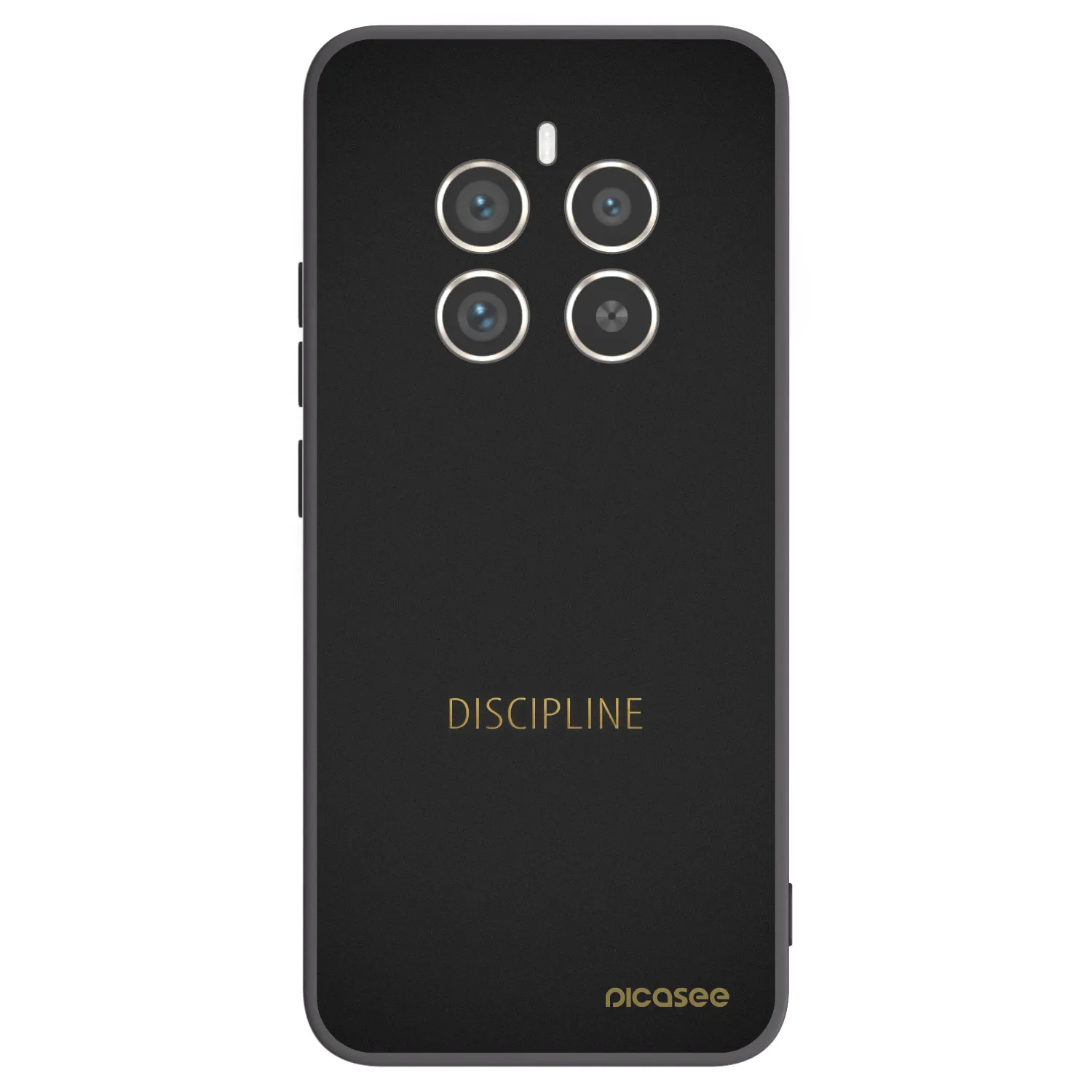 Picasee silikonski črni ovitek za Realme 12 Pro 5G - Discipline