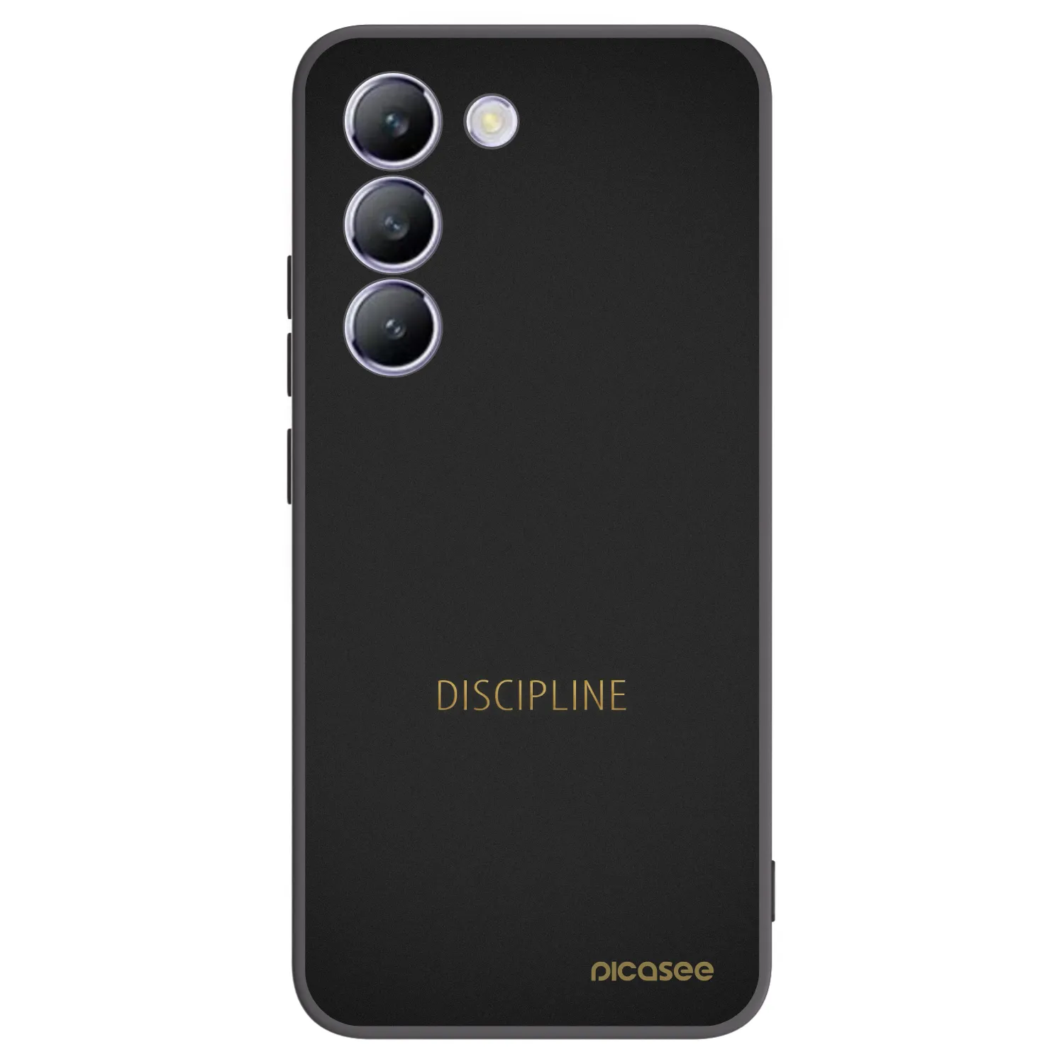 Picasee silikonski črni ovitek za Vivo V40 SE 5G - Discipline