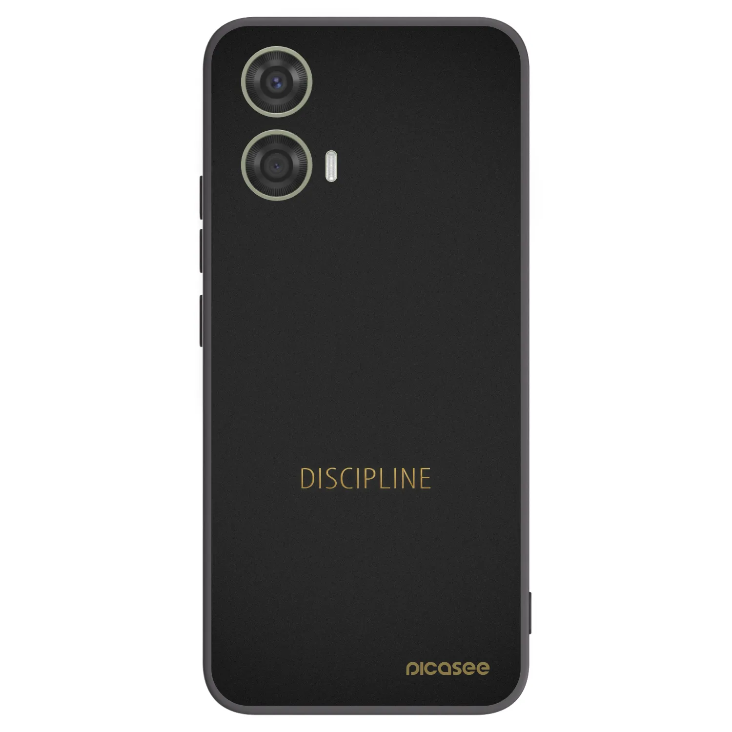 Picasee silikonski črni ovitek za Motorola Moto G24 - Discipline