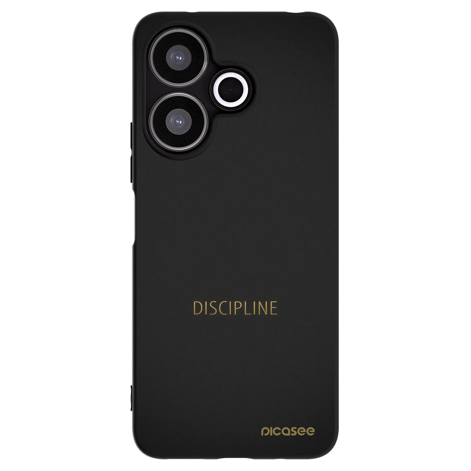 Picasee silikonski črni ovitek za Xiaomi Redmi 13 4G - Discipline