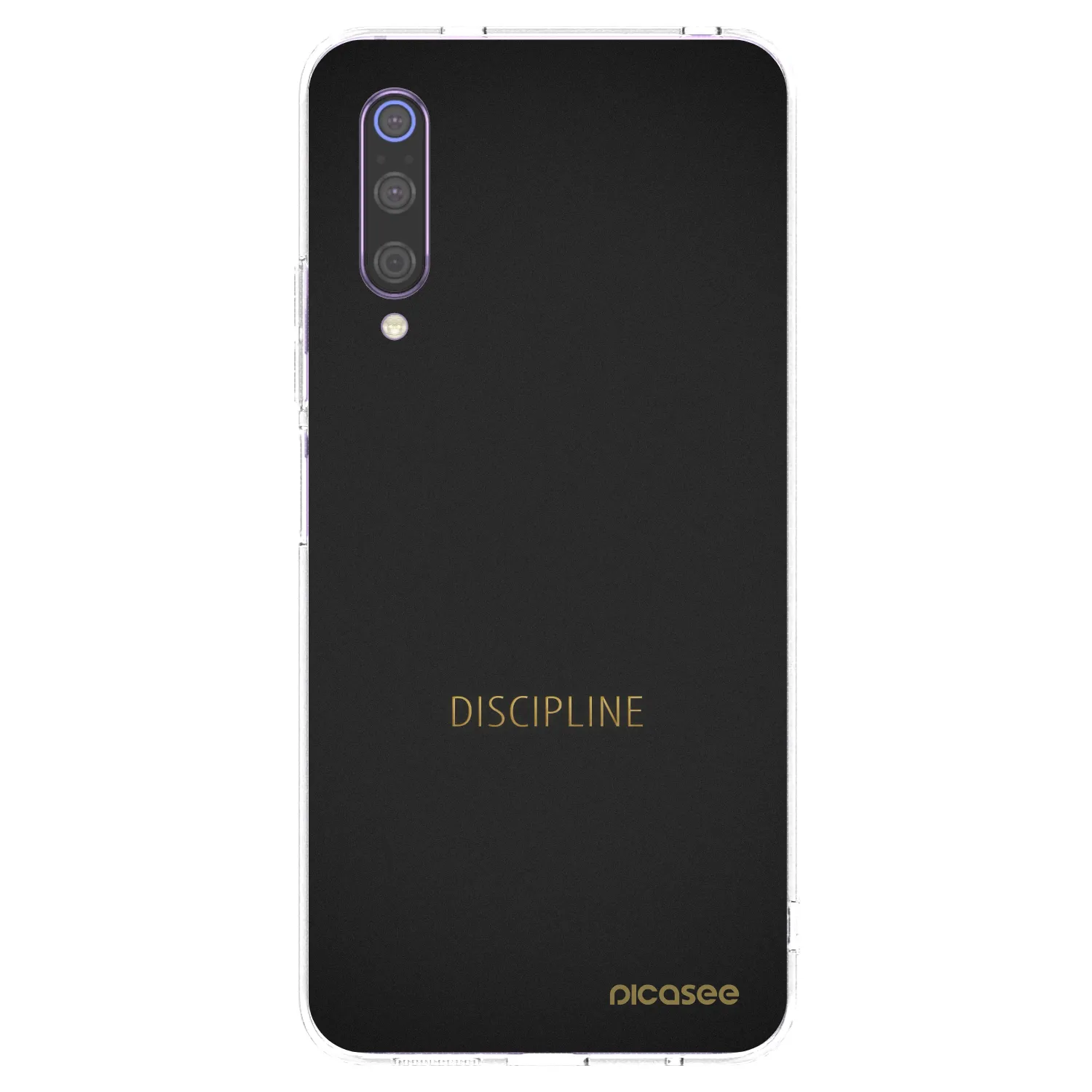 Picasee silikonski prozorni ovitek za Xiaomi Mi 9 - Discipline
