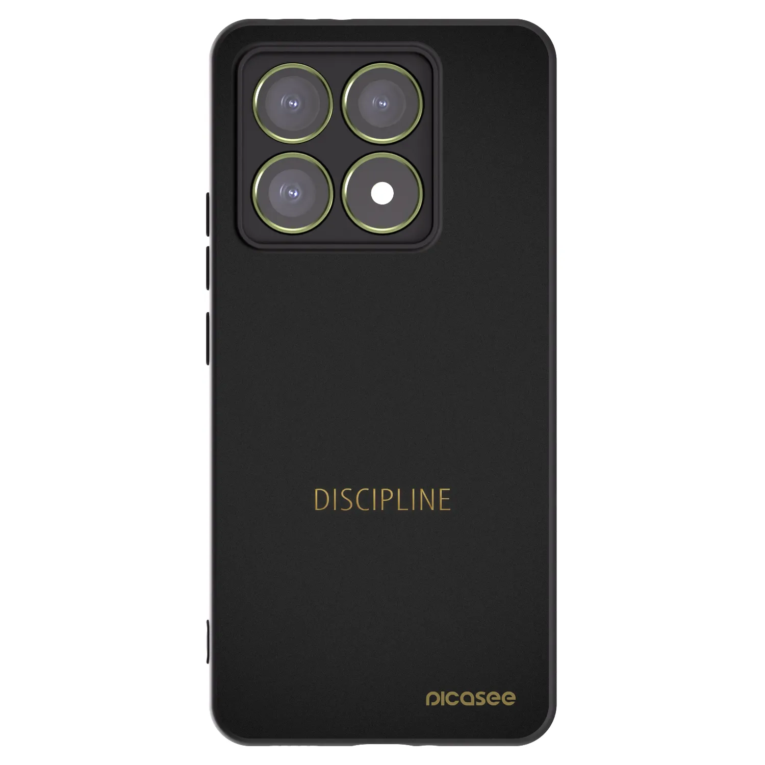 Picasee silikonski črni ovitek za Xiaomi 14T - Discipline