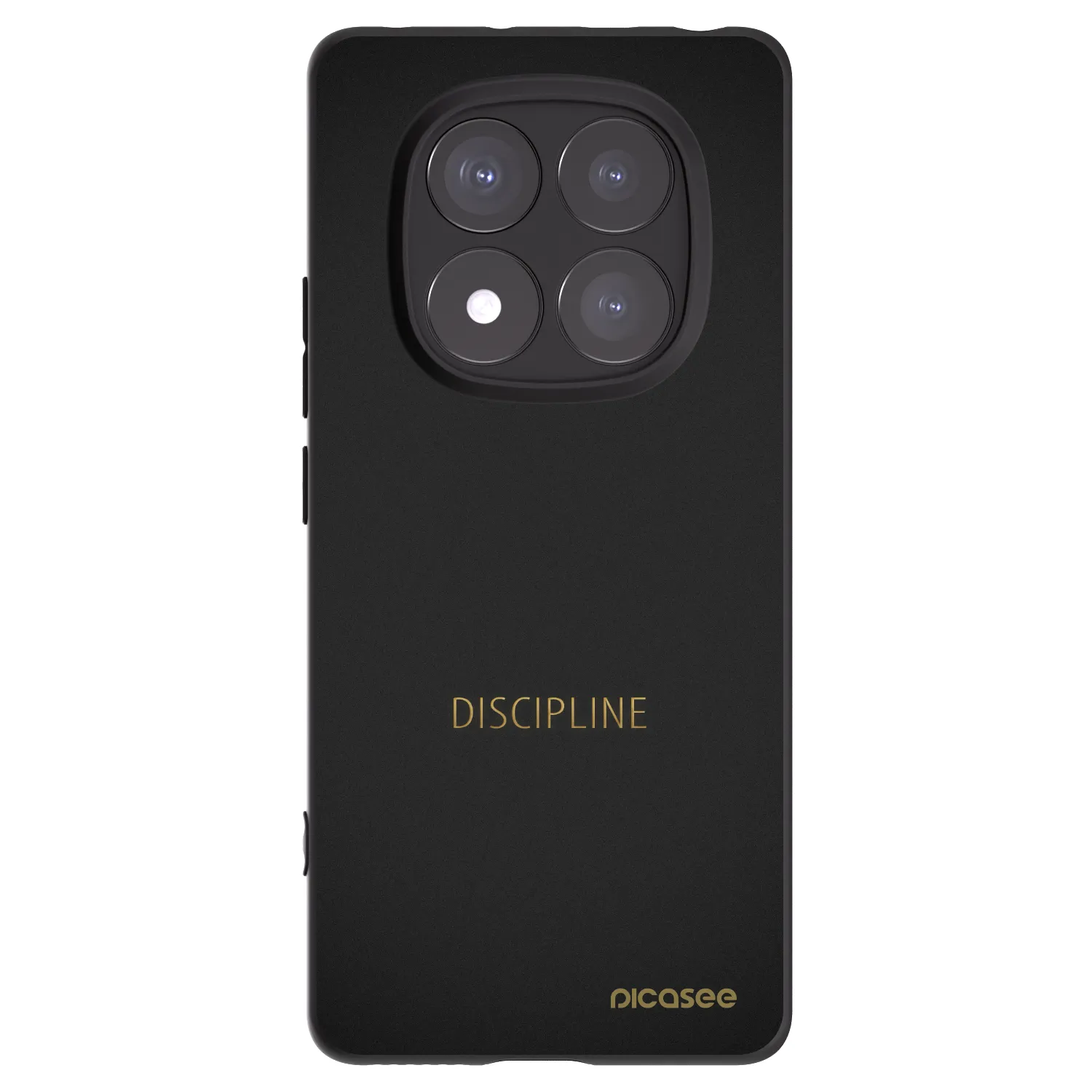 Picasee silikonski črni ovitek za Xiaomi Redmi Note 14 Pro 5G - Discipline