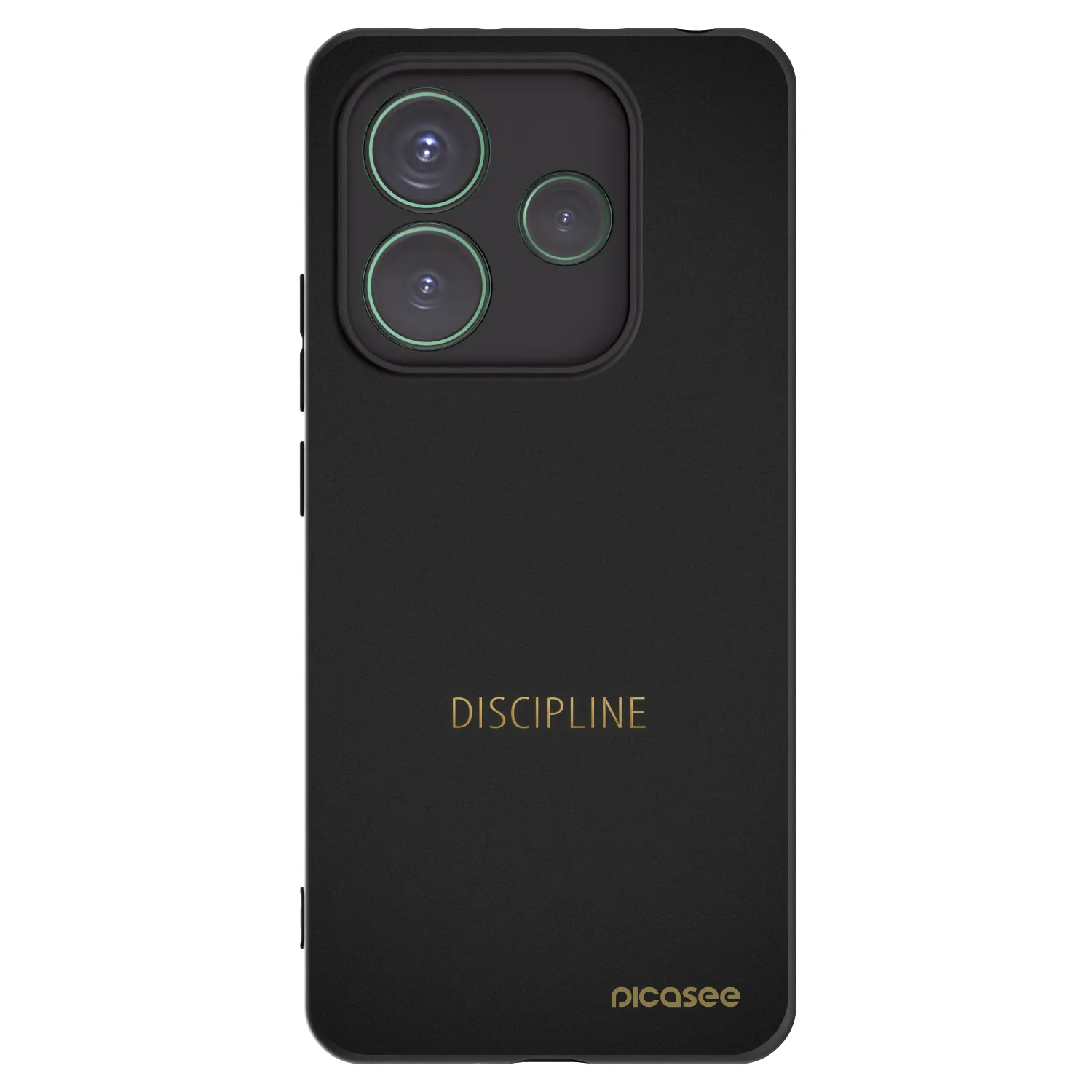 Picasee silikonski črni ovitek za Xiaomi Redmi Note 14 5G - Discipline