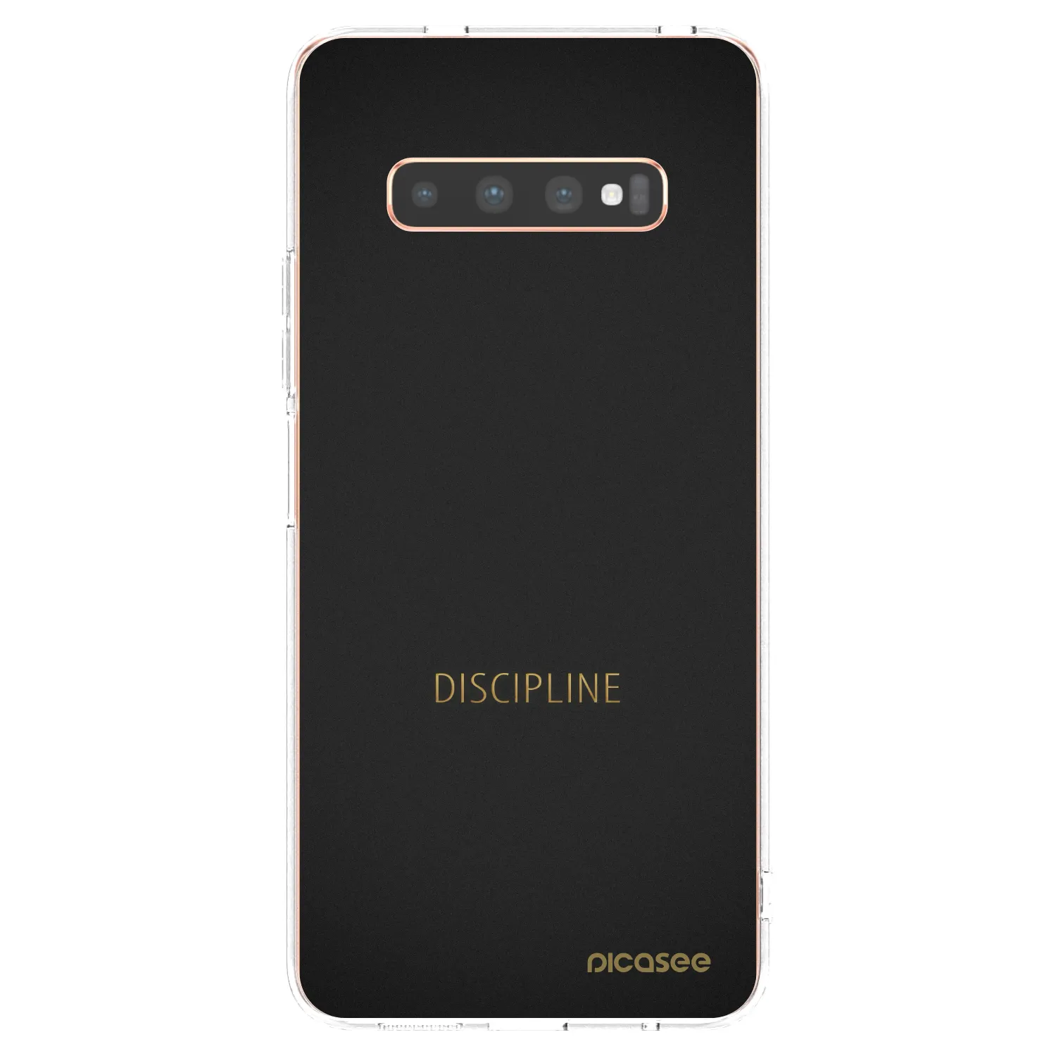 Picasee silikonski prozorni ovitek za Samsung Galaxy S10 Plus G975 - Discipline