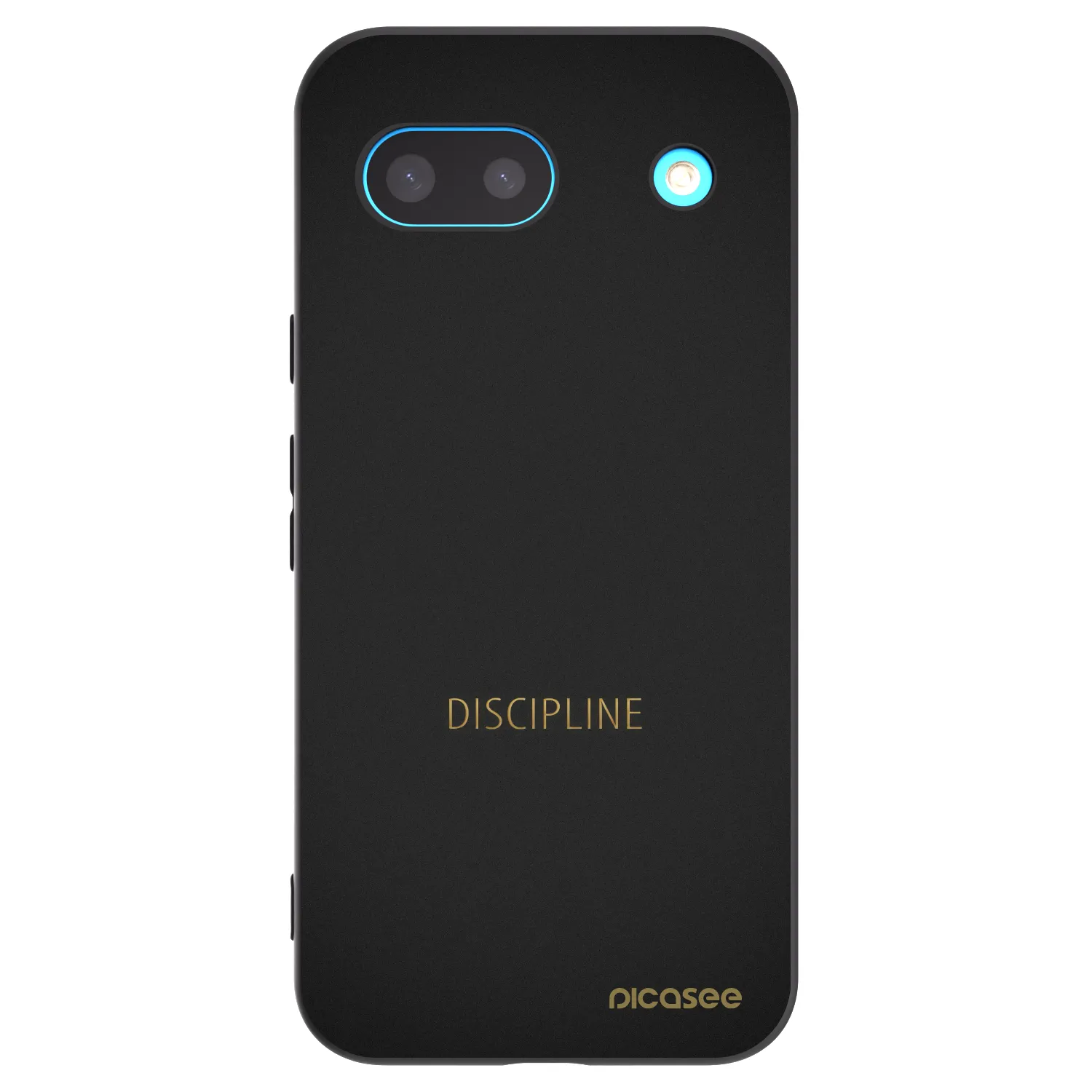 Picasee silikonski črni ovitek za Google Pixel 8a - Discipline