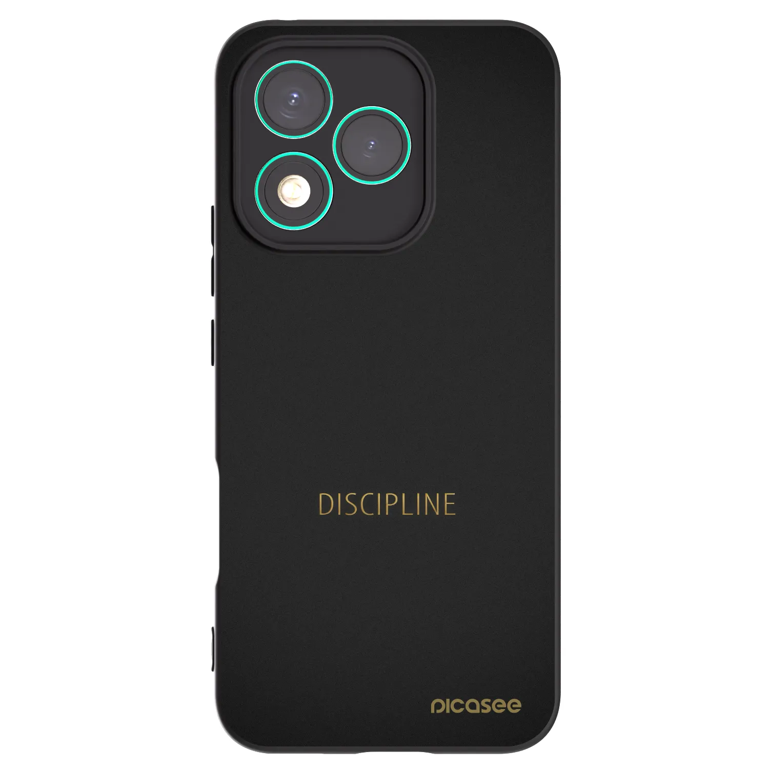 Picasee silikonski črni ovitek za Honor 400 Lite 5G - Discipline