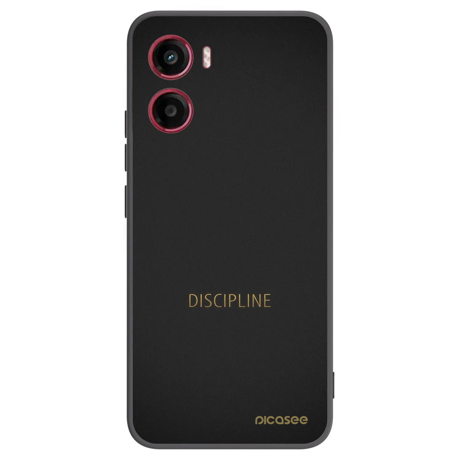 Picasee silikonski črni ovitek za Motorola Moto G05 - Discipline