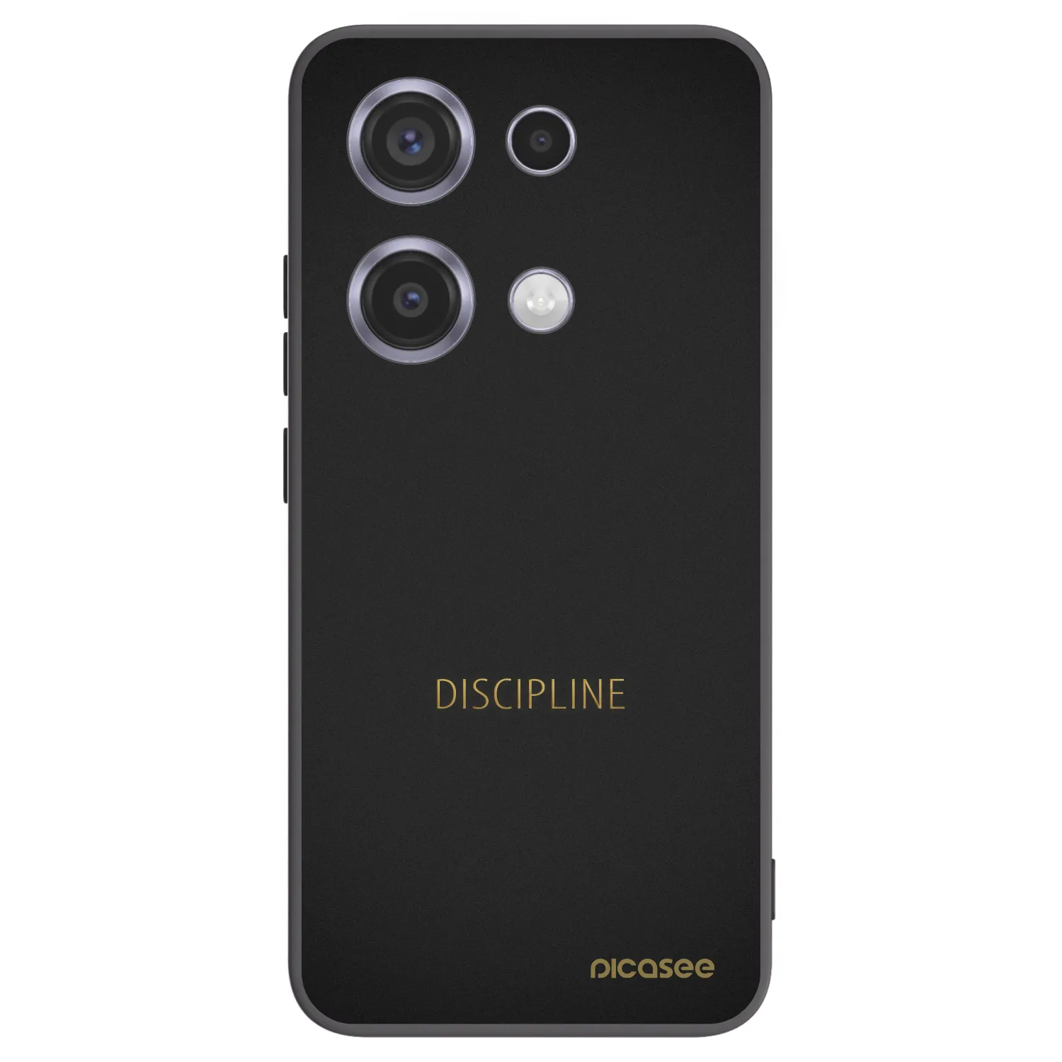 Picasee silikonski črni ovitek za Xiaomi Redmi Note 14S - Discipline