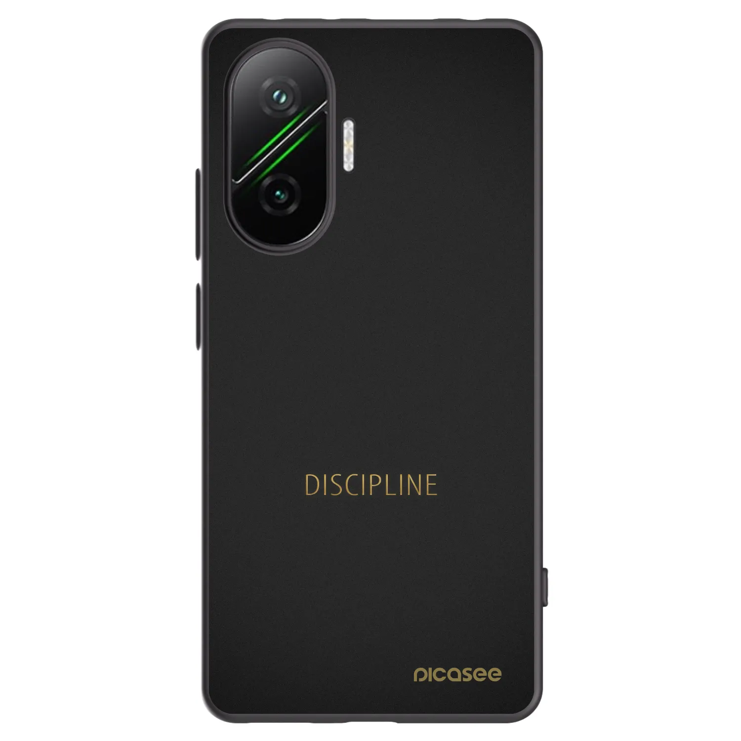 Picasee silikonski črni ovitek za Xiaomi Poco F7 5G - Discipline