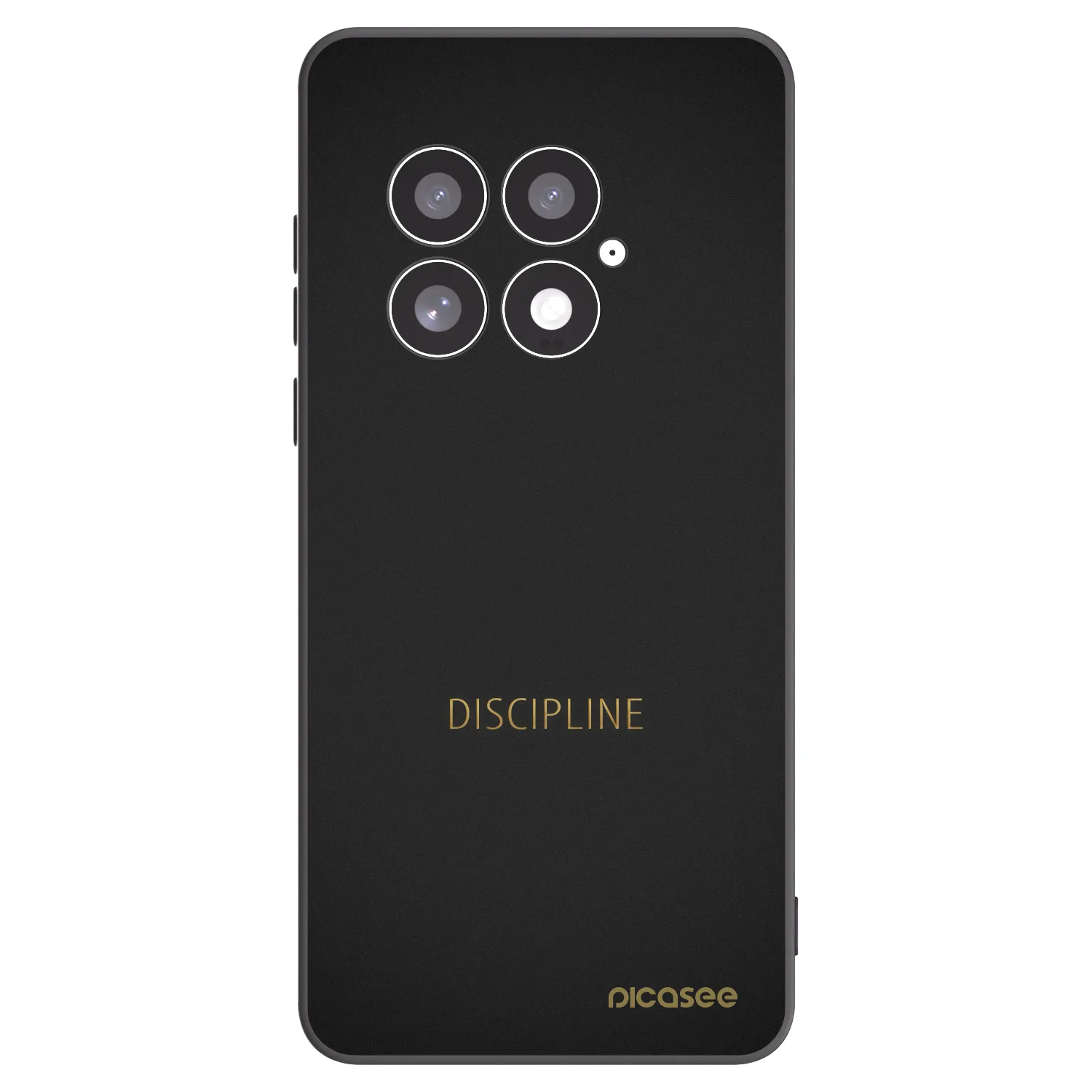 Picasee silikonski črni ovitek za OnePlus 13 5G - Discipline