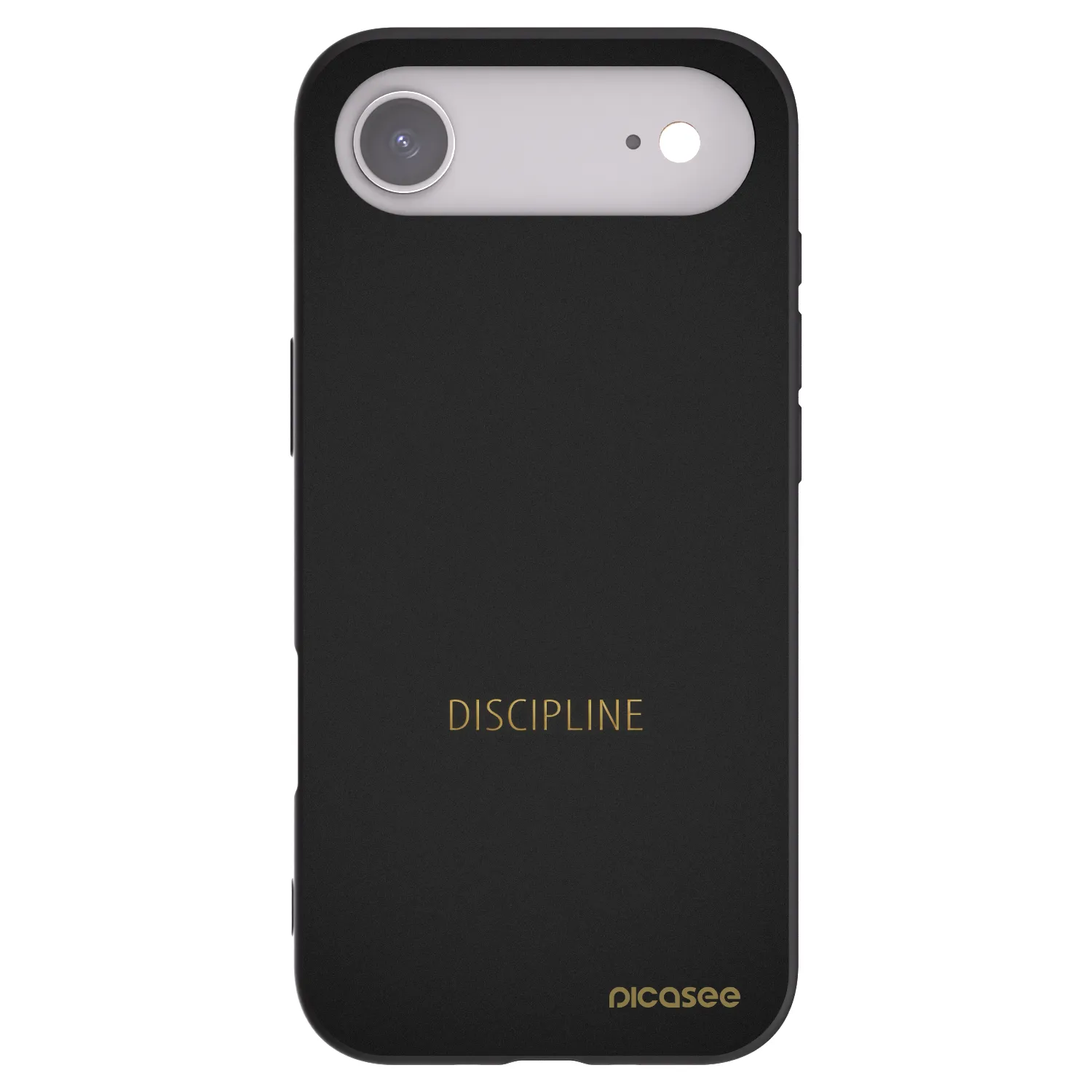 Picasee silikonski črni ovitek za Apple iPhone Air - Discipline